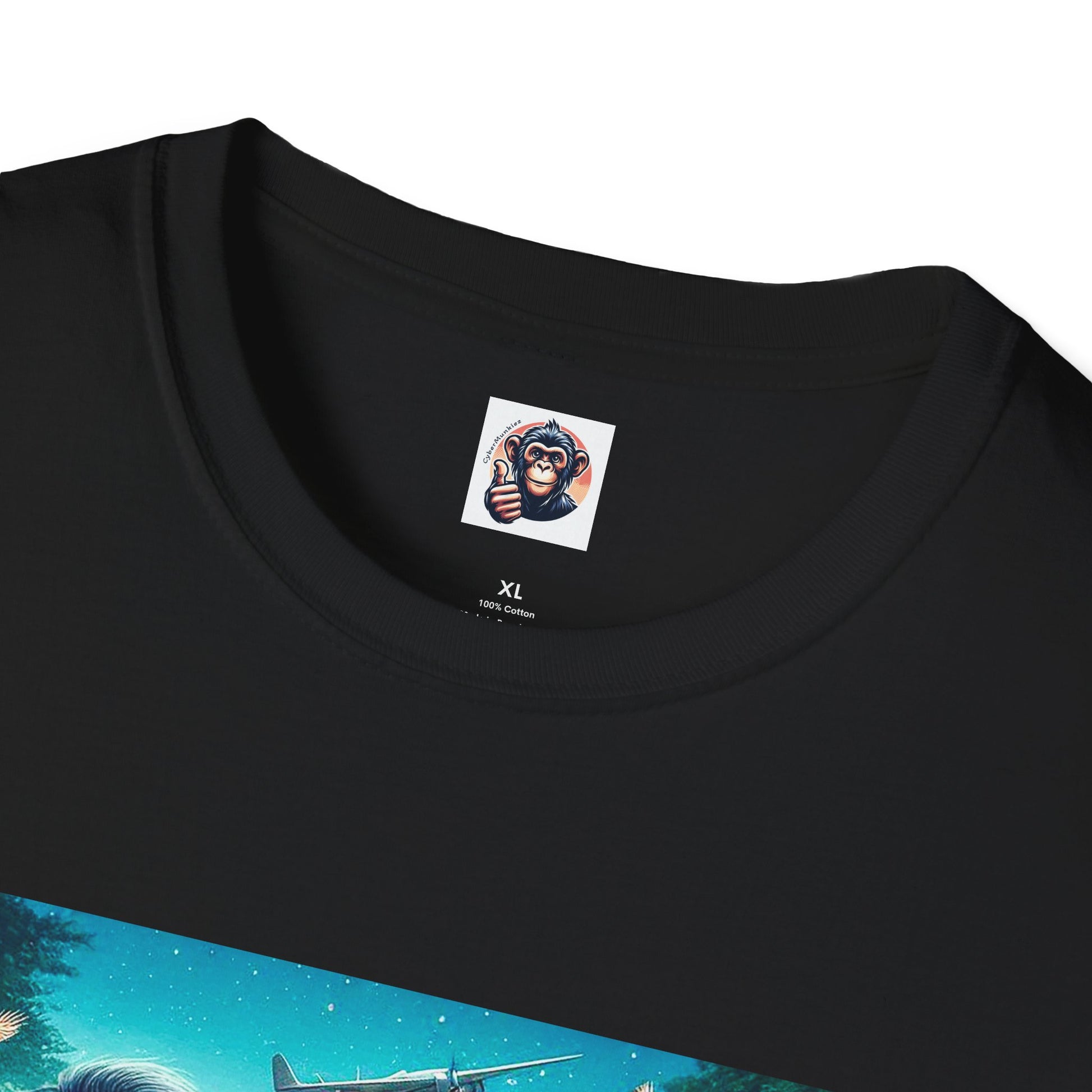 Wacky Orangutans red car T-Shirt Printify