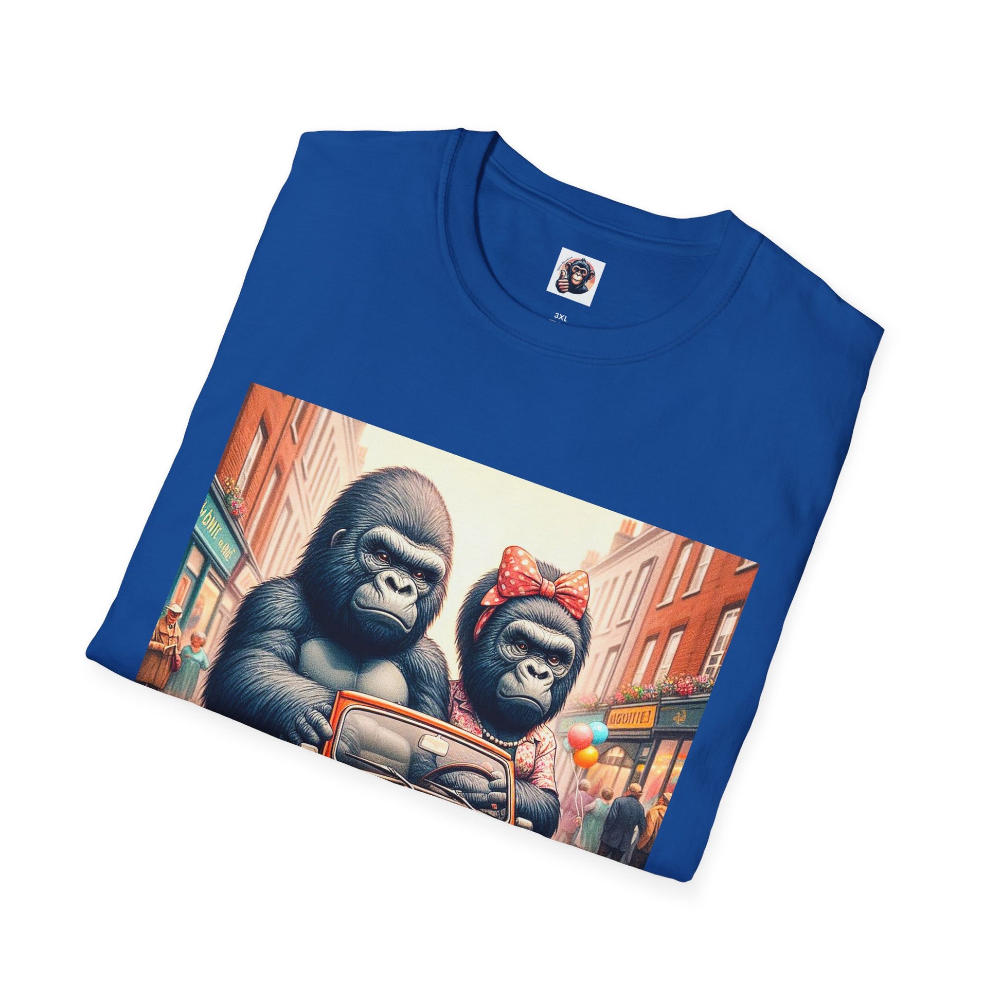 Wacky Gorilla angry drivers T-Shirt Printify