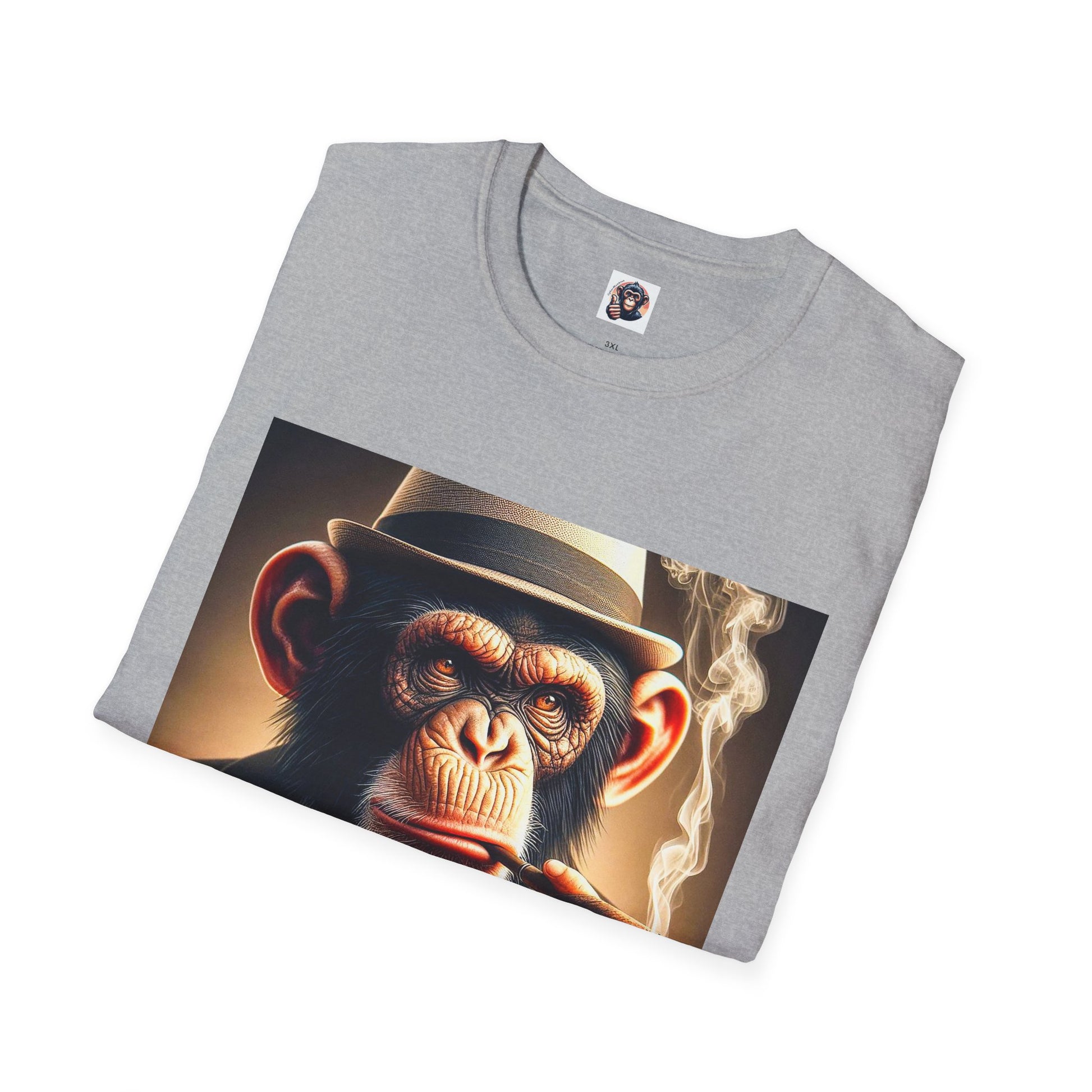 Chimp bar and smoking T-Shirt Printify