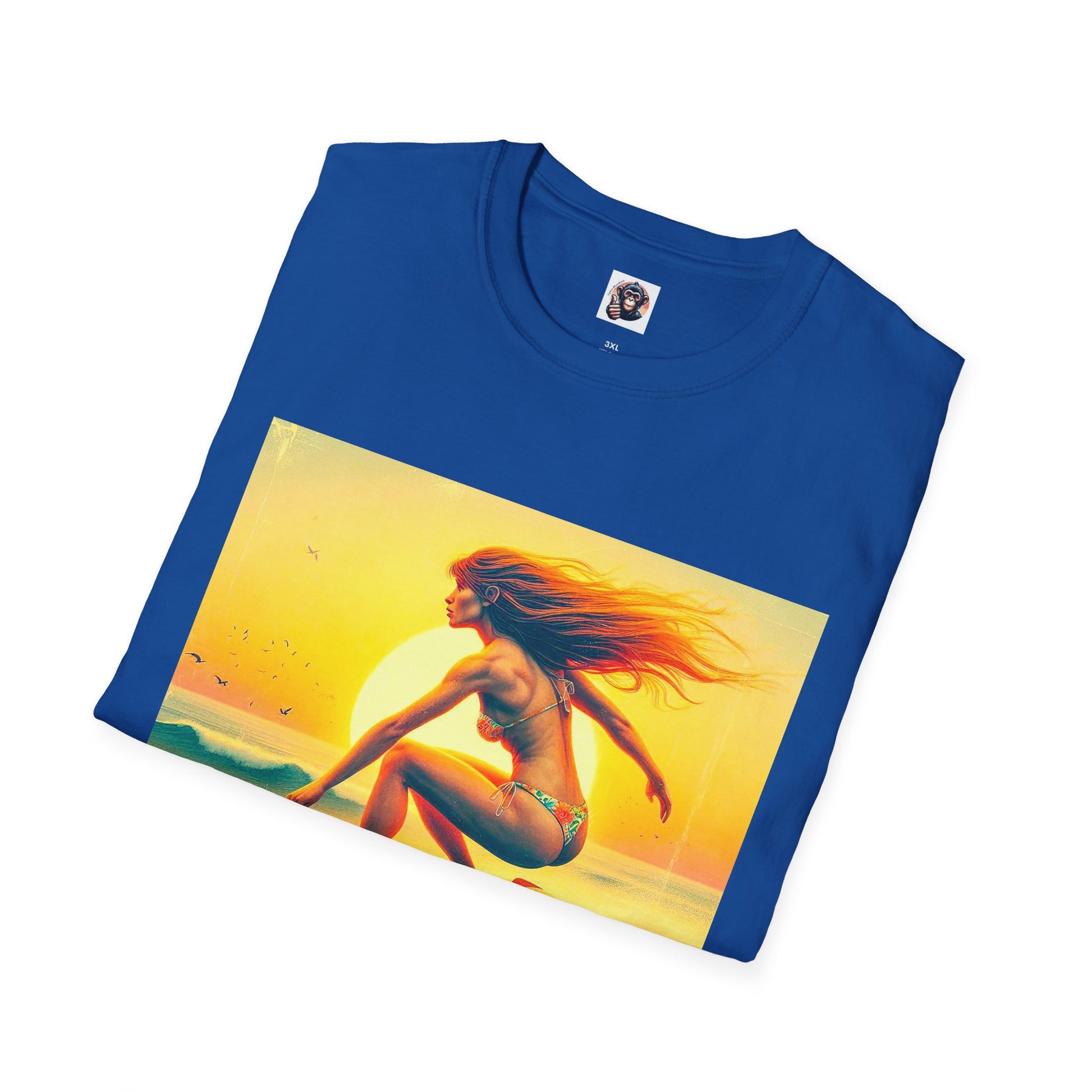 Homo Sapiens beach surfer T-Shirt Printify