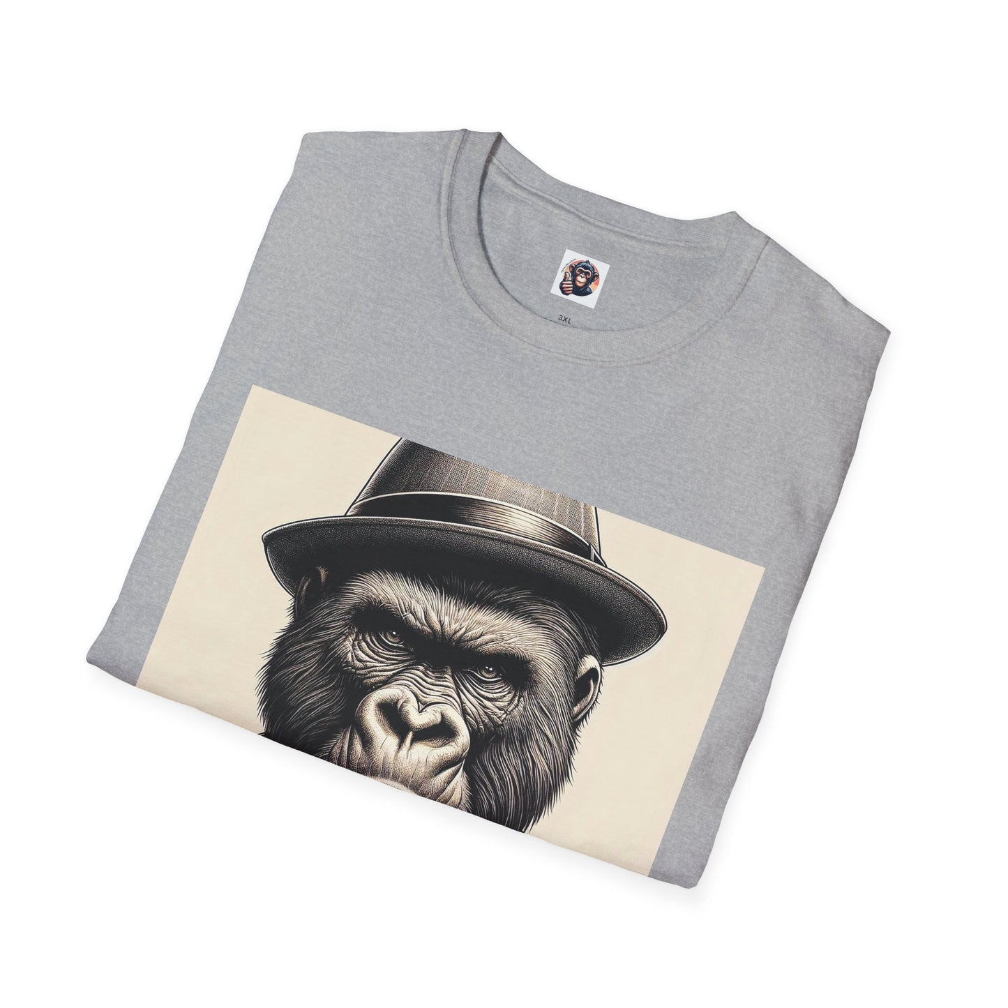 Gorilla suit and tie T-Shirt Printify