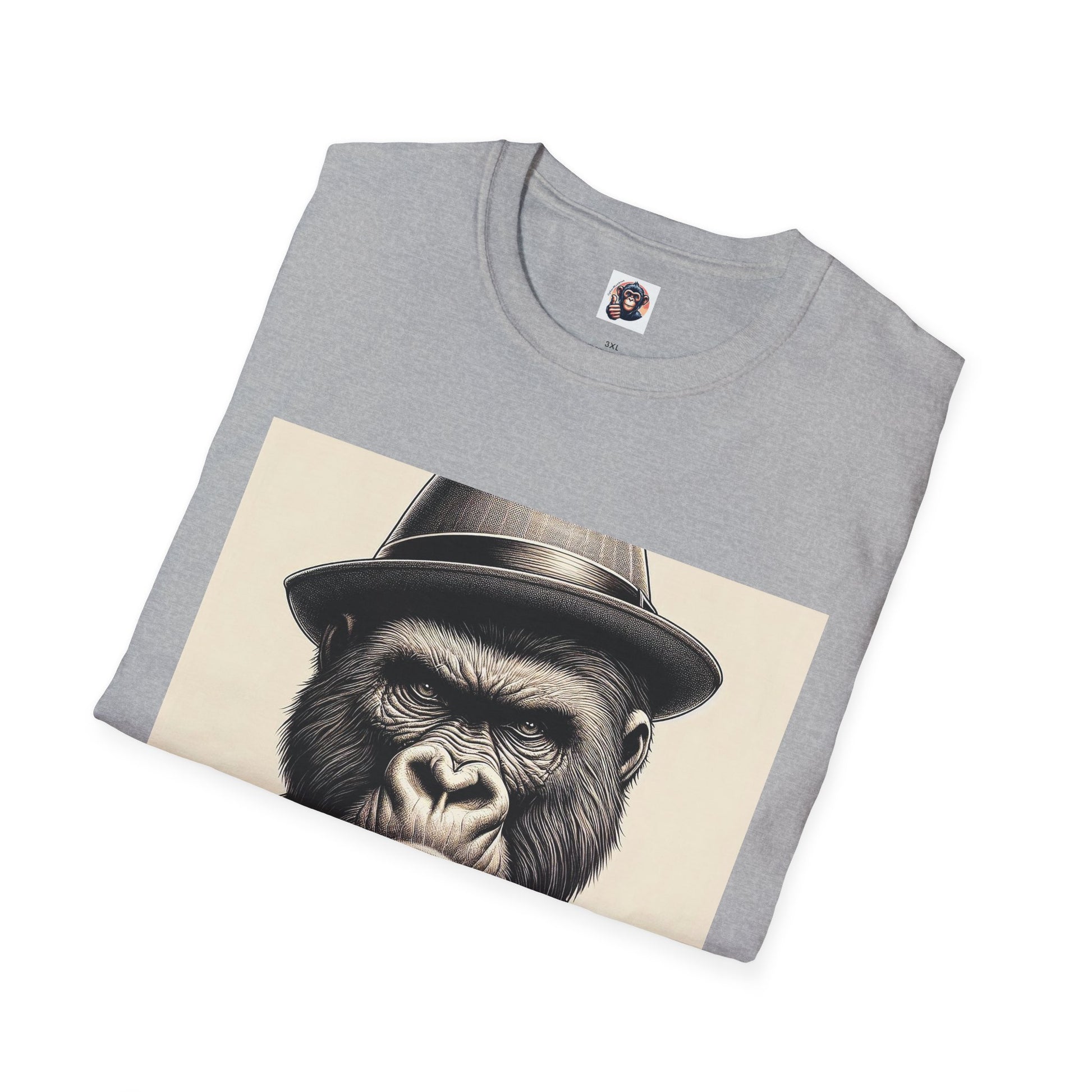 Gorilla suit and tie T-Shirt Printify