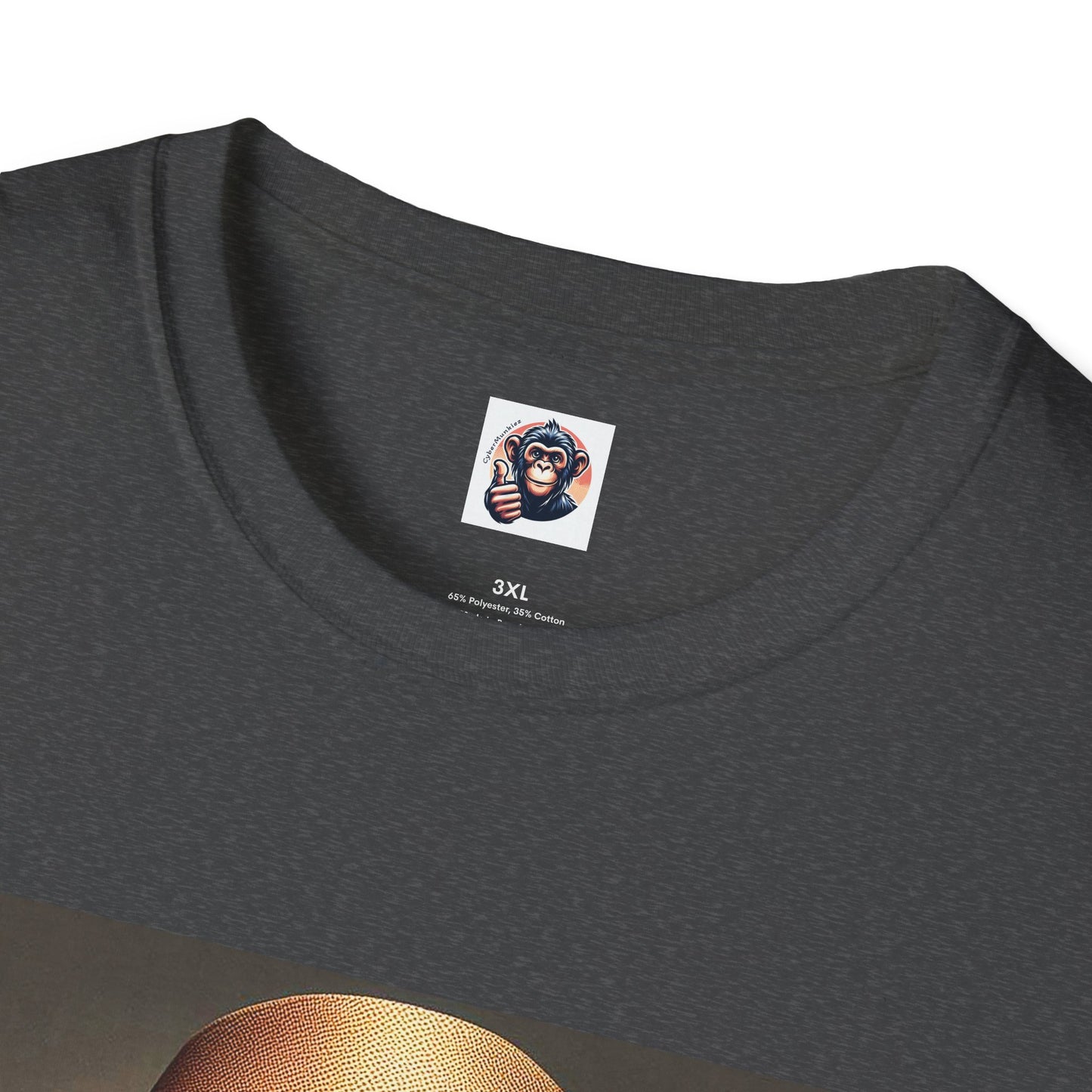 Bonobo hat and tie T-Shirt Printify