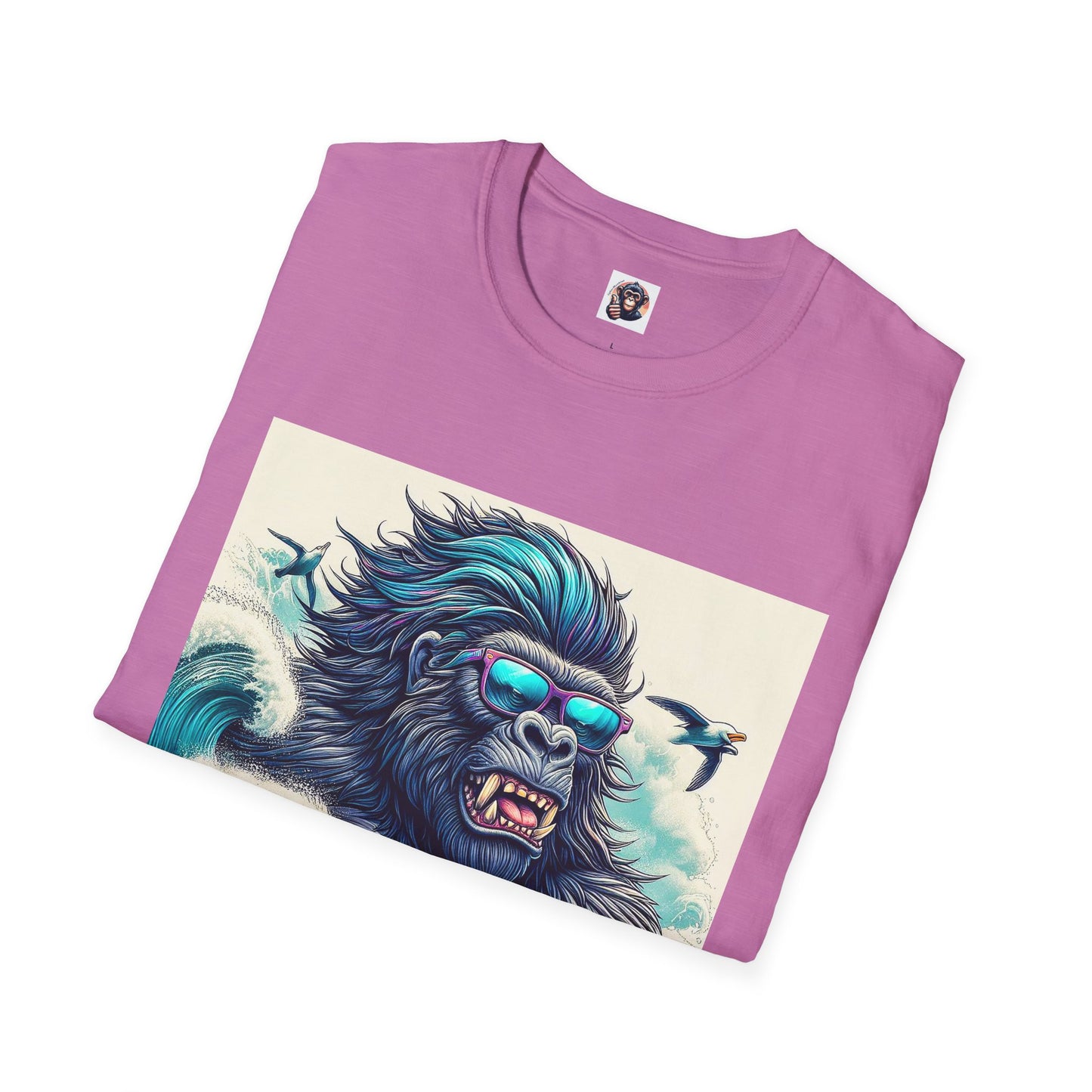 Gorilla surfer dude
