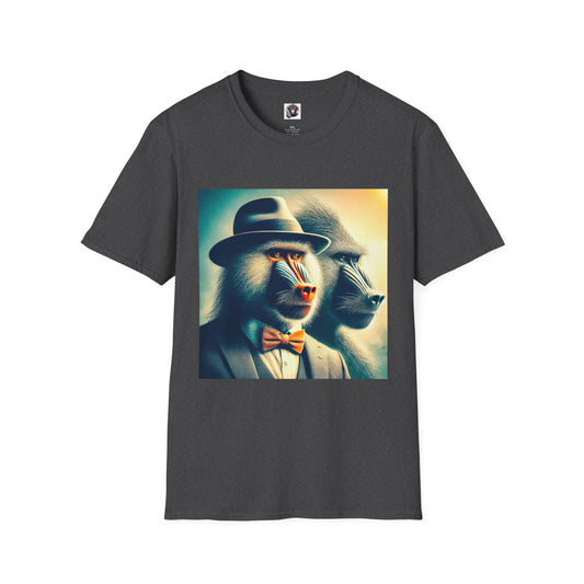 Baboon business professionals T-Shirt Printify XS Dark Heather