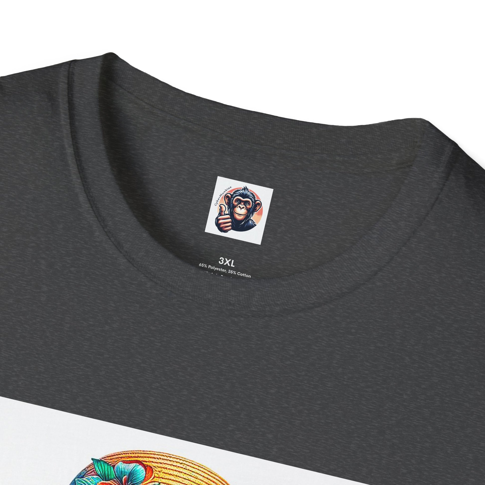 Capuchin Monkey beach surfer T-Shirt Printify