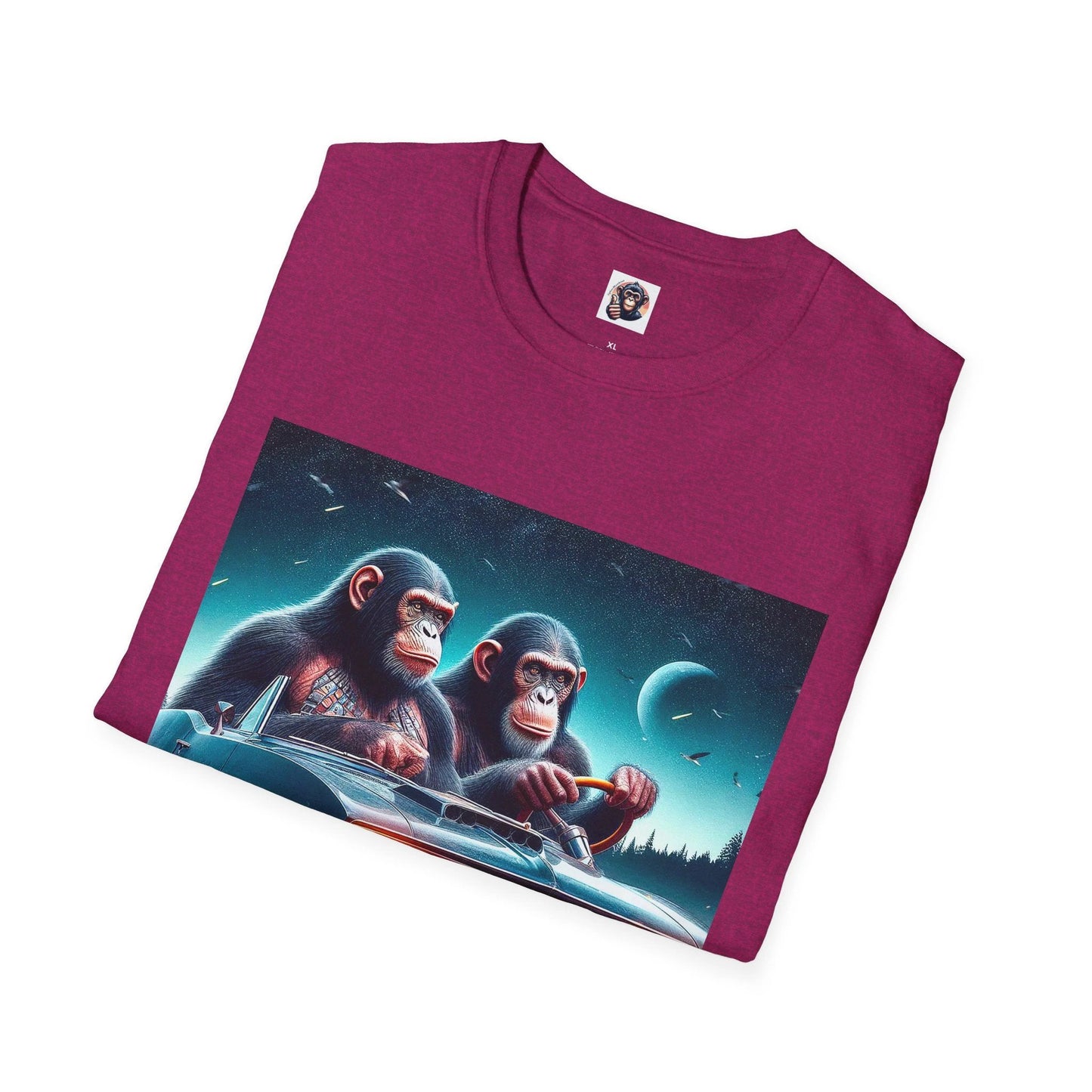 Wacky Bonobo friends driving by Printify