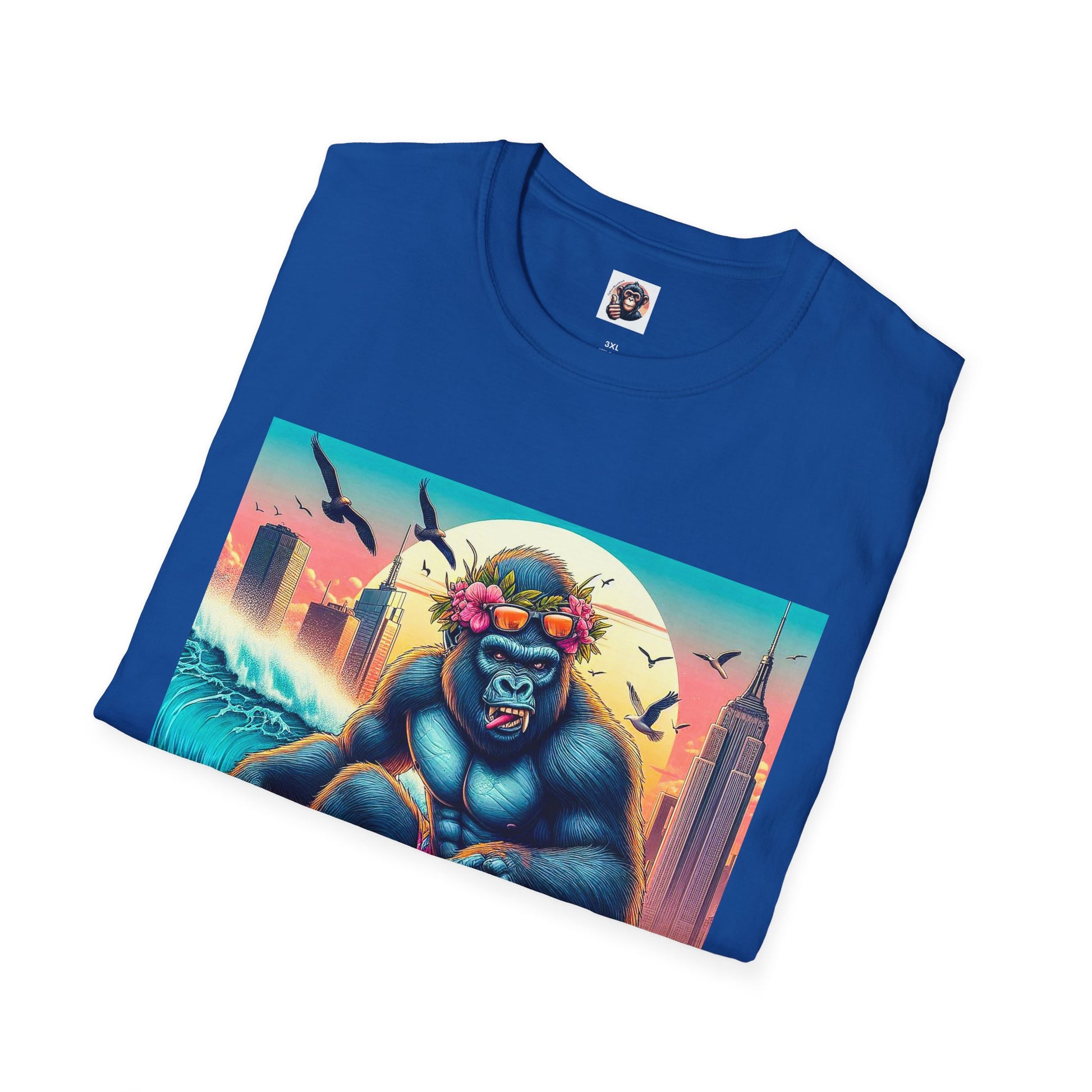 Gorilla pretty surfer T-Shirt Printify
