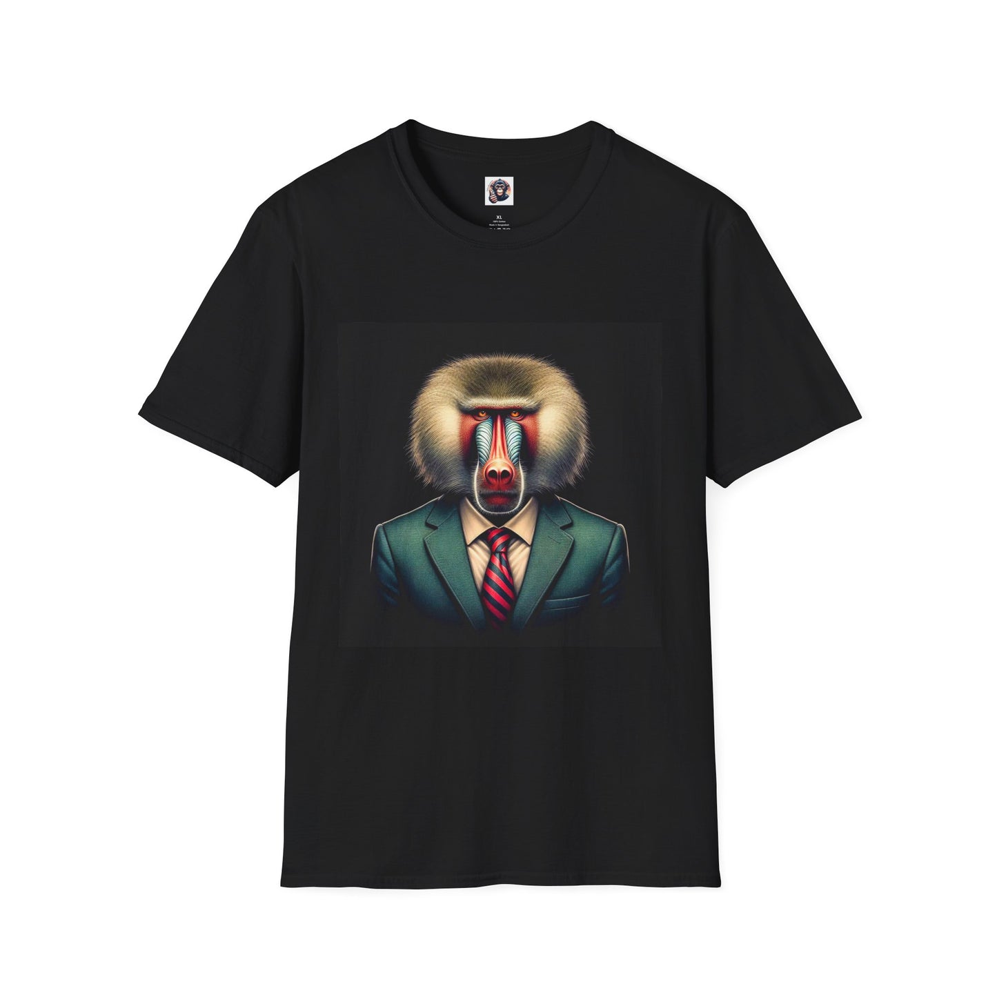 Baboon business professionals T-Shirt Printify XS Black