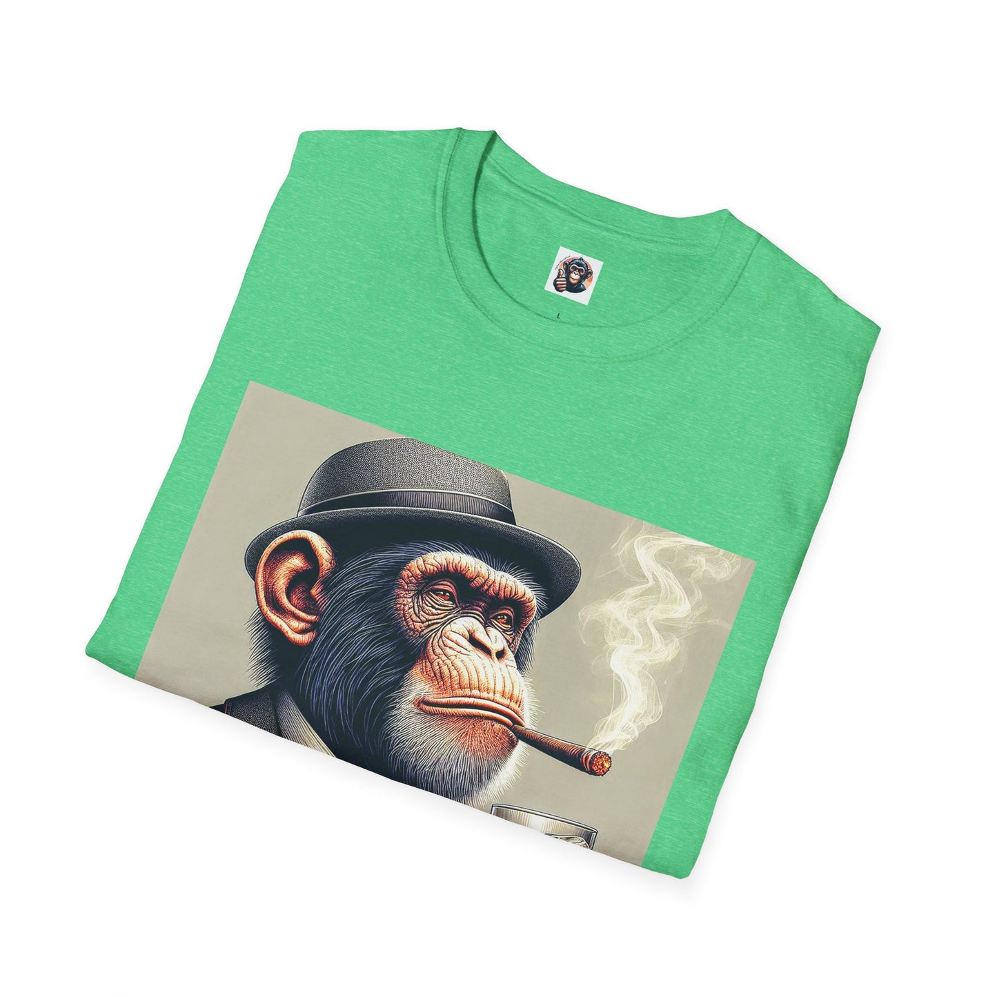 Chimp smoking shirt