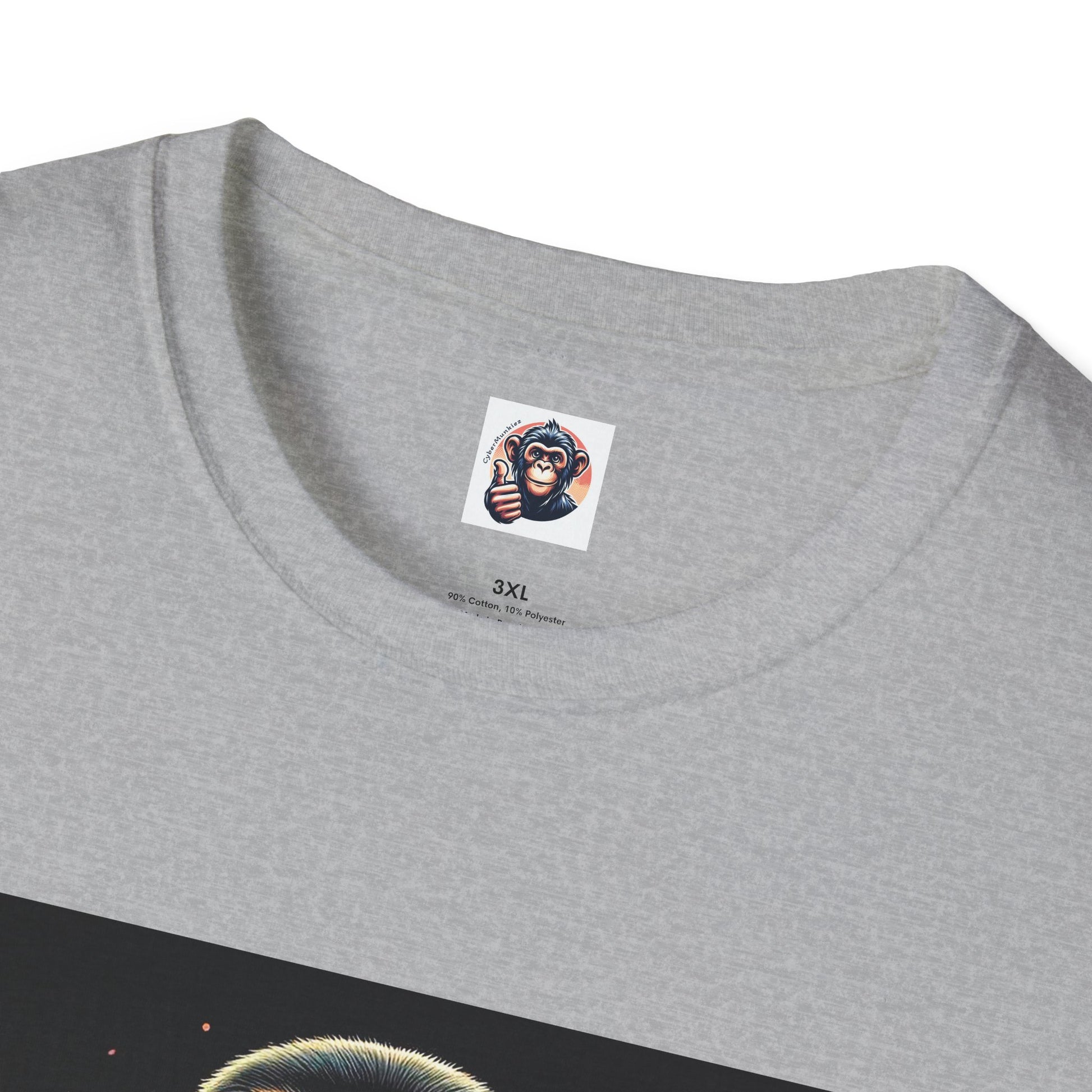 Capuchin Monkey tough muscle man shirt T-Shirt Printify