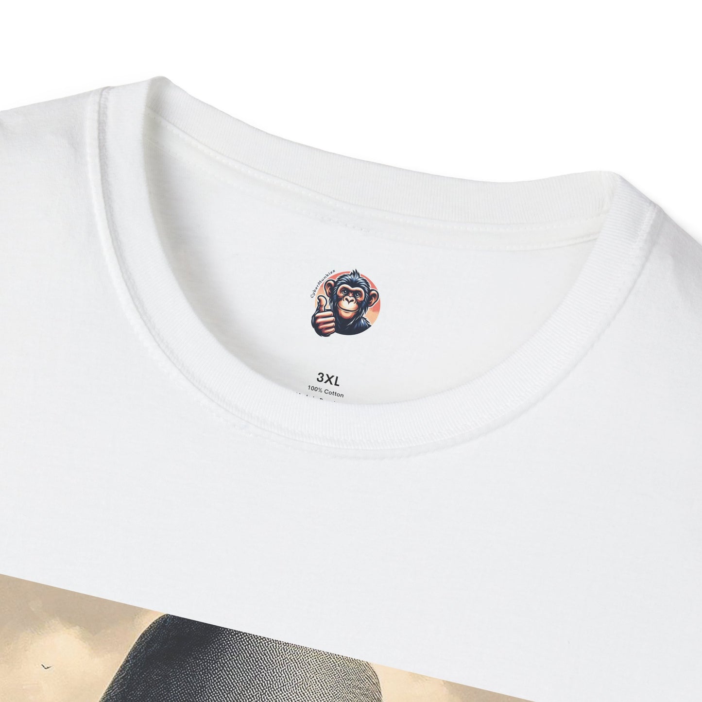 Bonobo hat and bow tie T-Shirt Printify