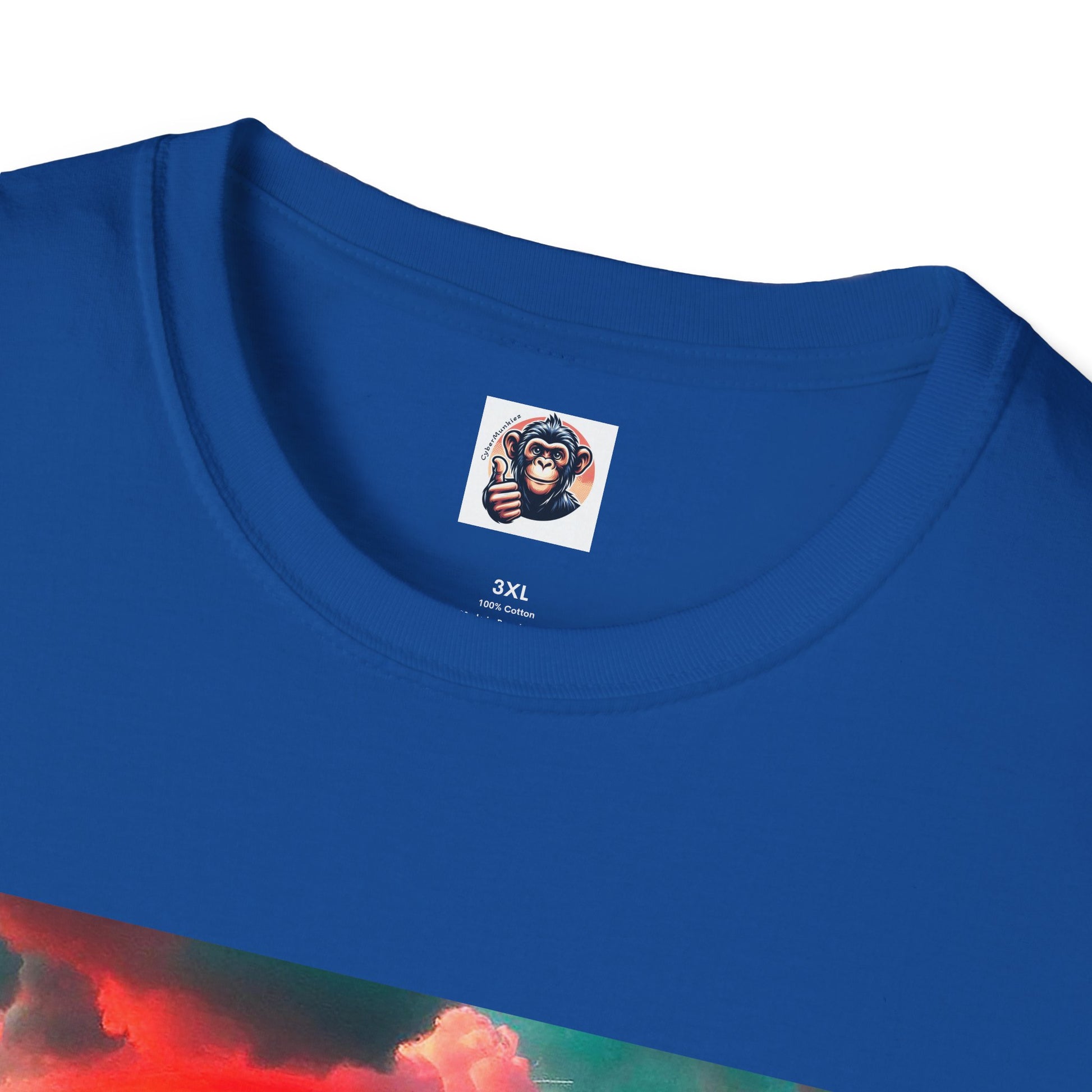 Baboon rainbow bridge T-Shirt Printify