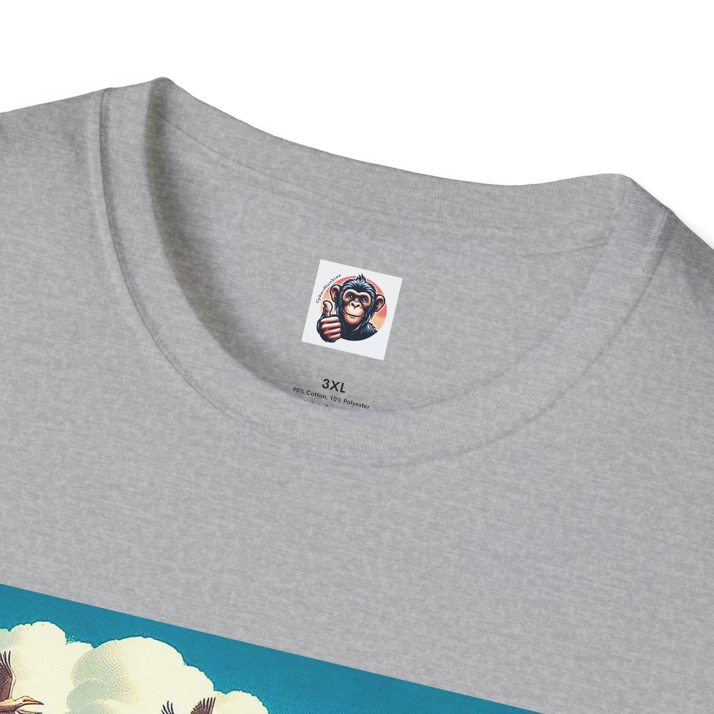 Wacky Chimp driving fun T-Shirt Printify