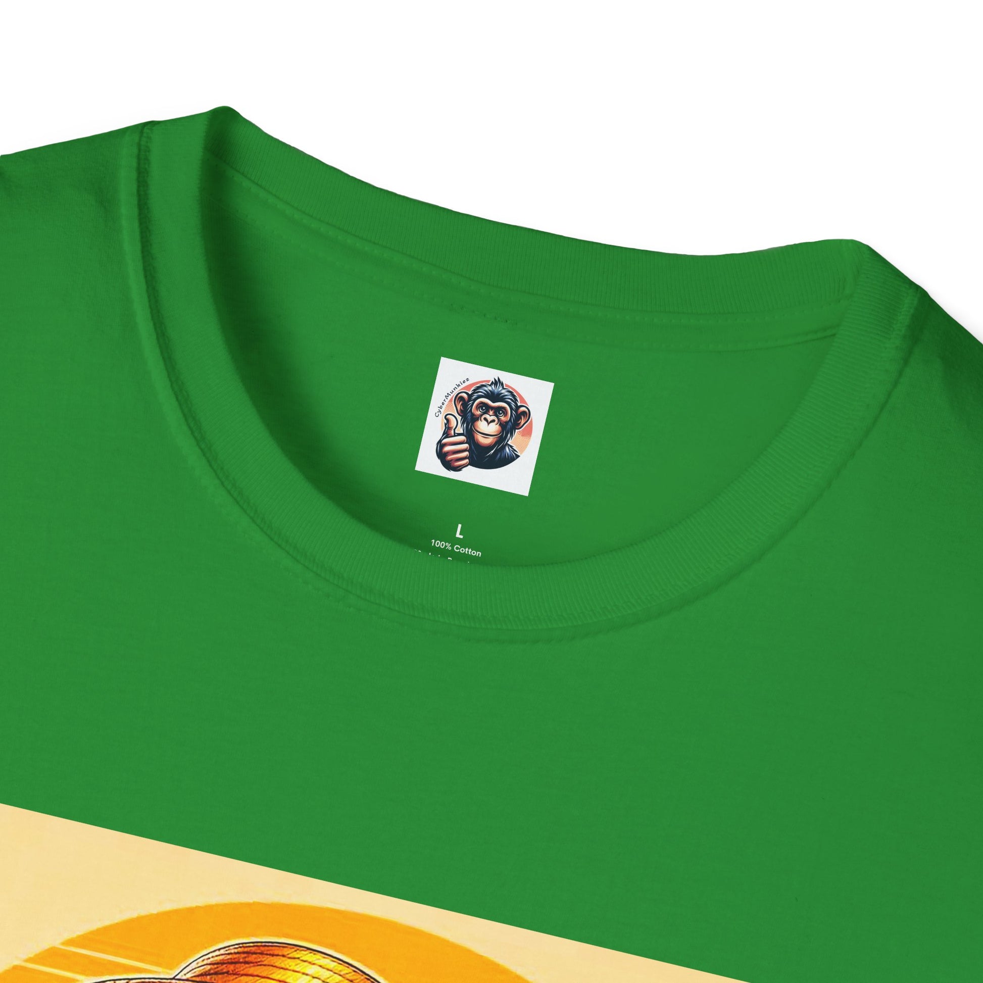 Baboon surfing shirt T-Shirt Printify