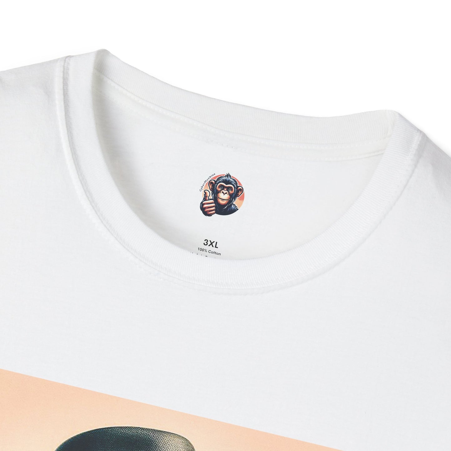 Baboon hat and bow T-Shirt Printify