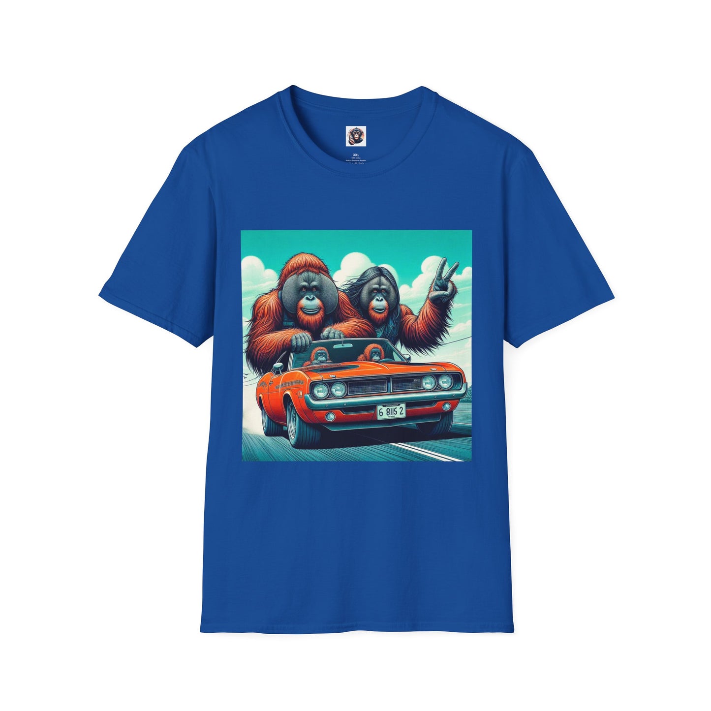 Wacky Orangutans T-Shirt Printify XS Royal