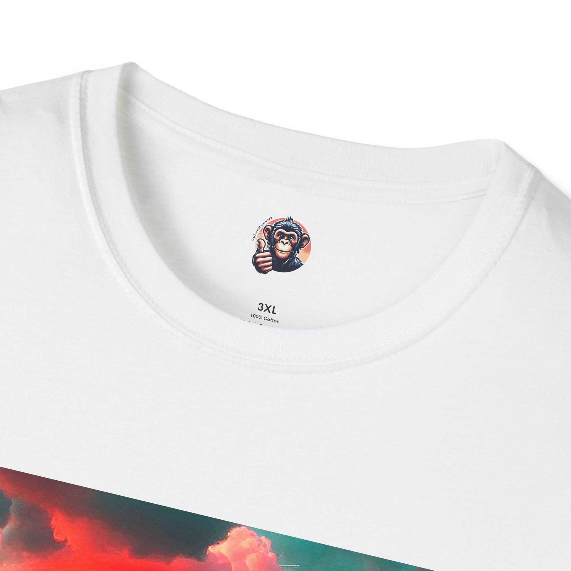 Baboon rainbow bridge T-Shirt Printify