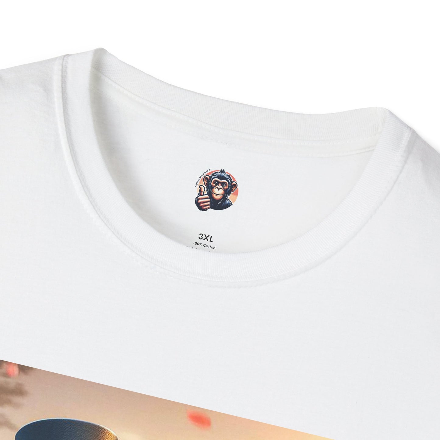 Wacky Chimp driving car T-Shirt Printify