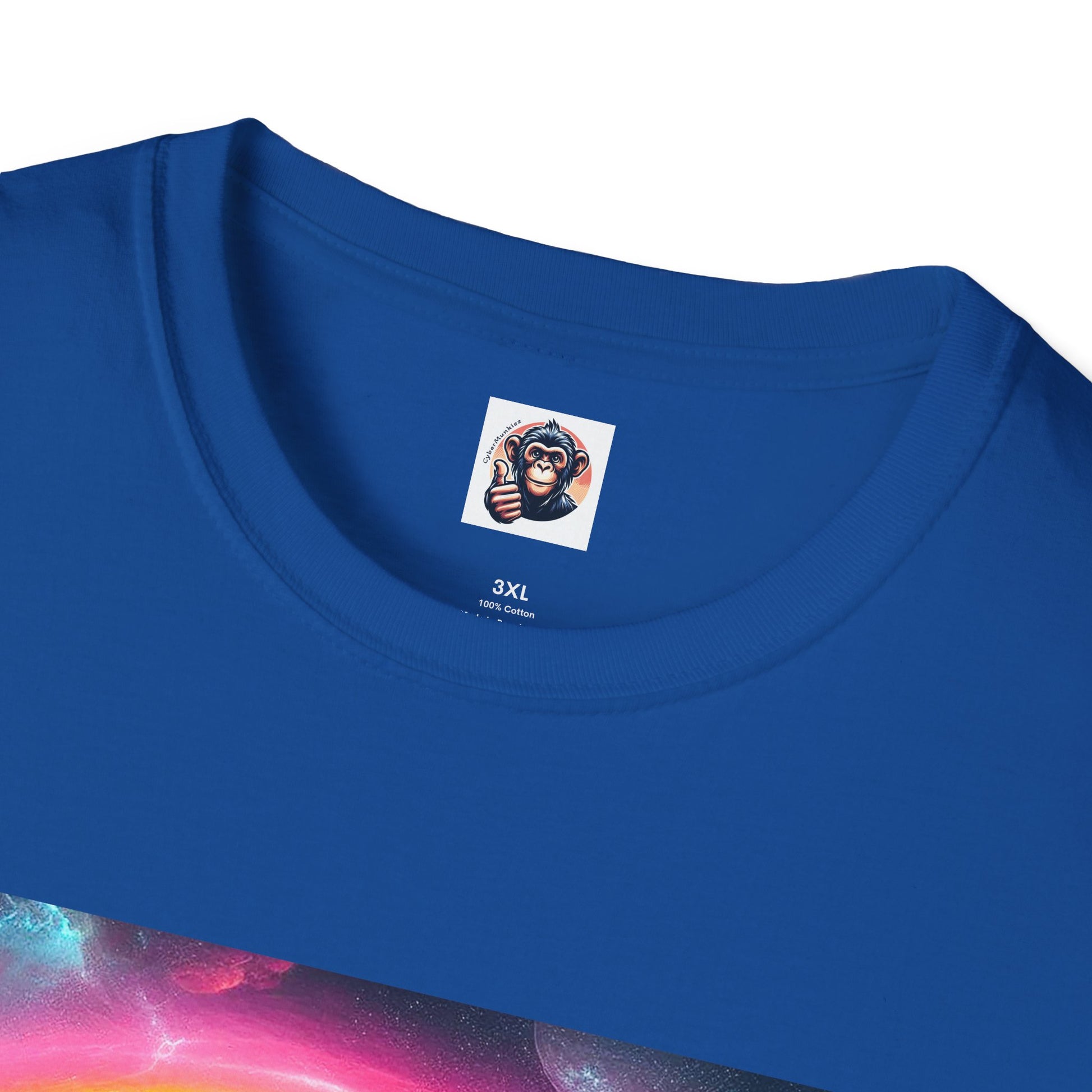 Chimp rainbow bridge T-Shirt Printify