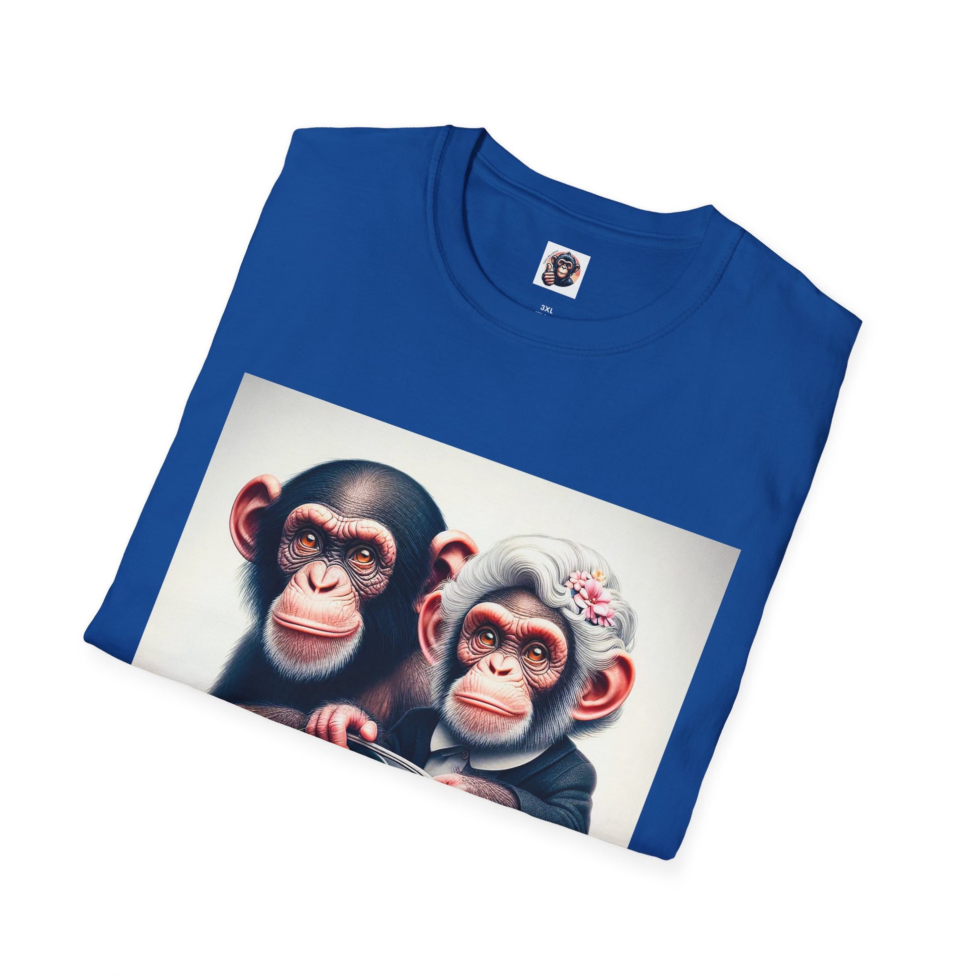 Wacky Chimp baby driver T-Shirt Printify