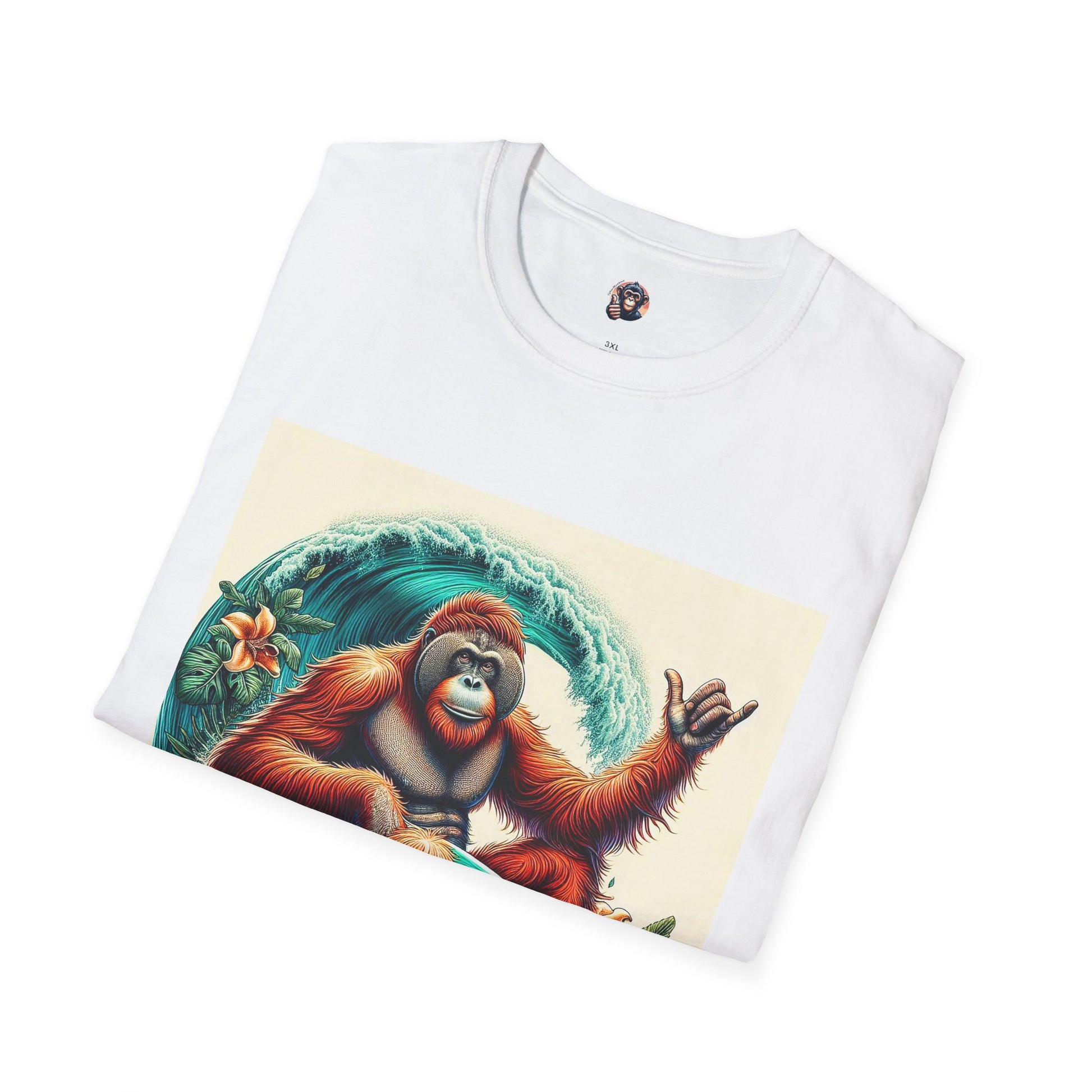Orangutans beach dude T-Shirt Printify