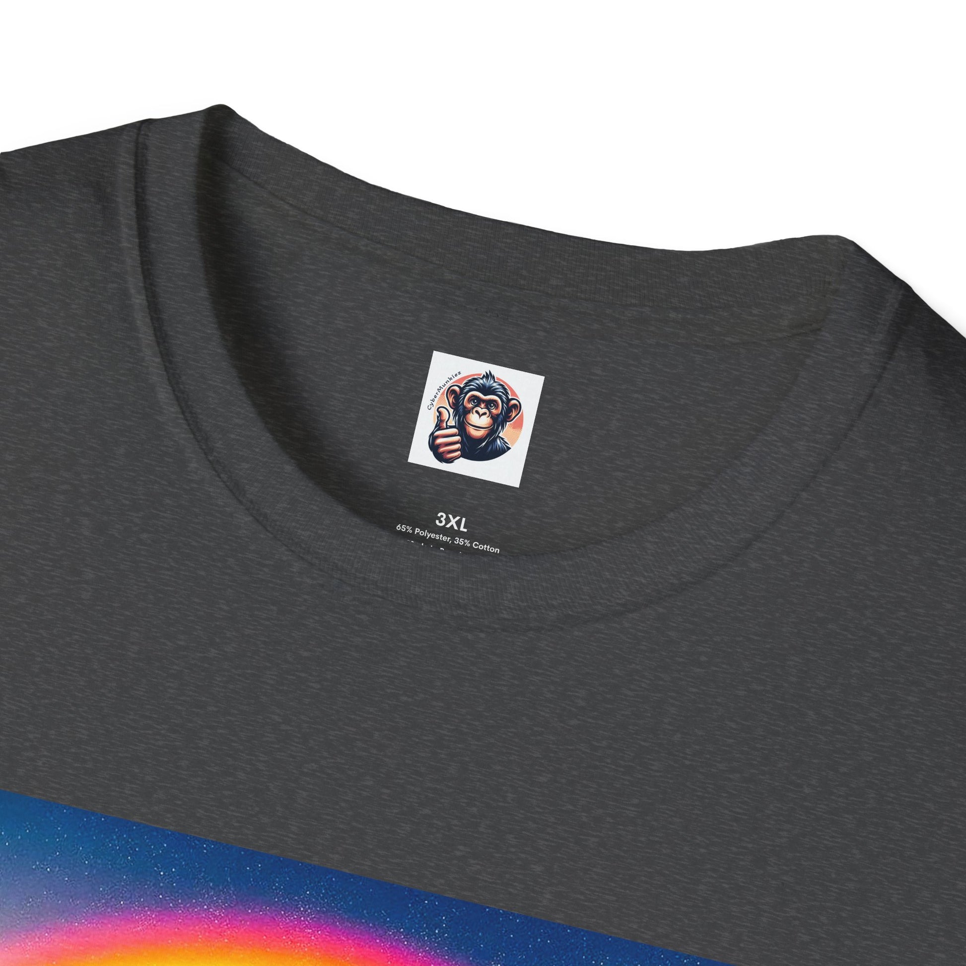 Capuchin Monkey rainbow bridge shirt T-Shirt Printify
