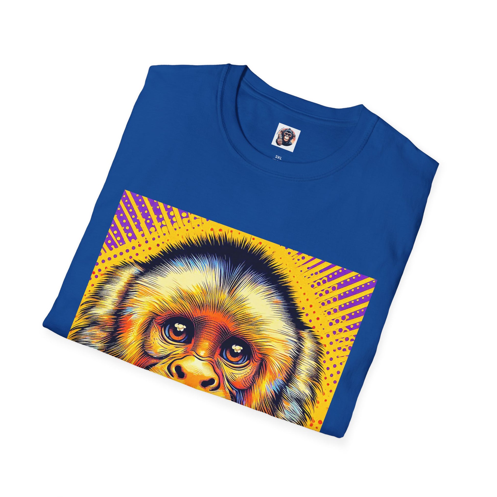 Capuchin Monkey yellow T-Shirt Printify