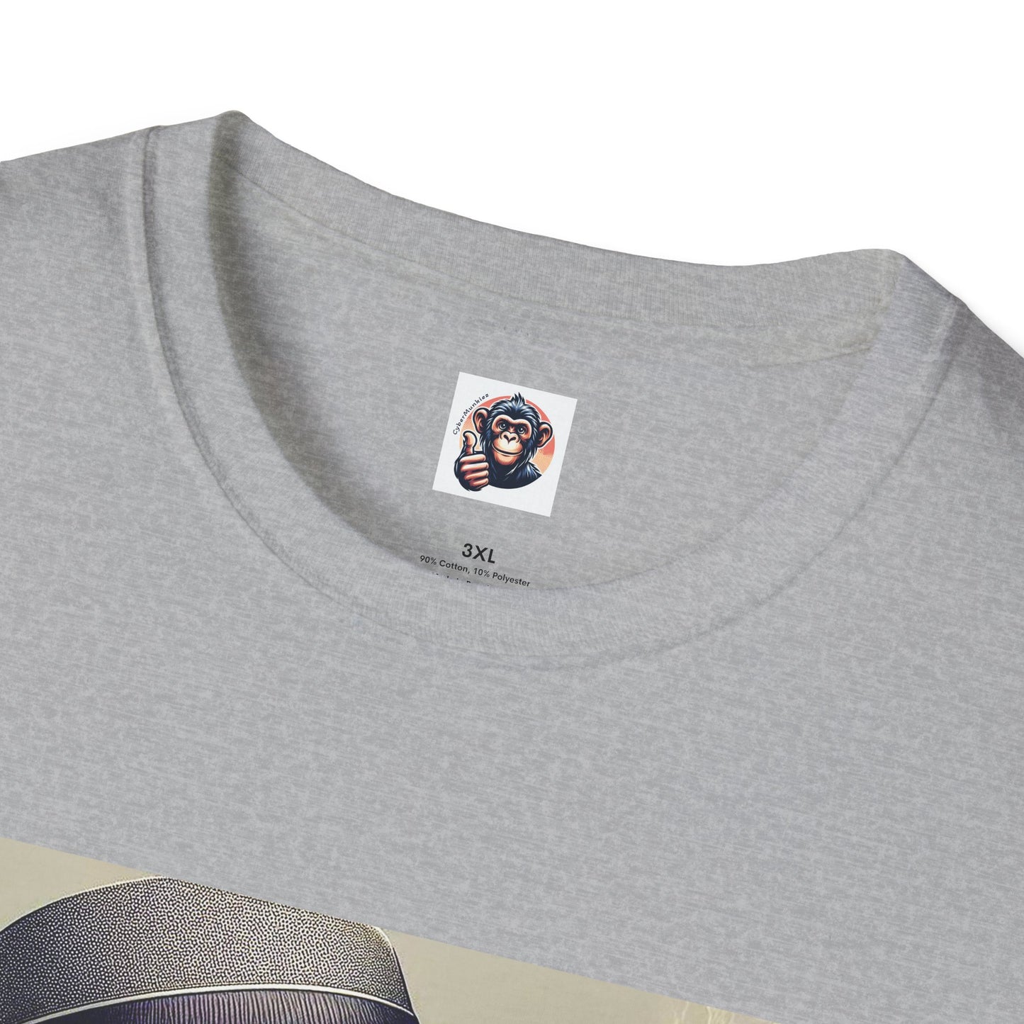 Chimp smoking shirt T-Shirt Printify