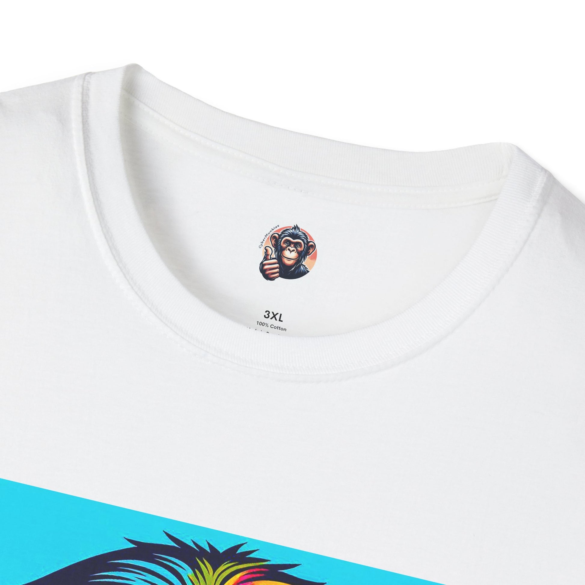 Chimp happy man T-Shirt Printify