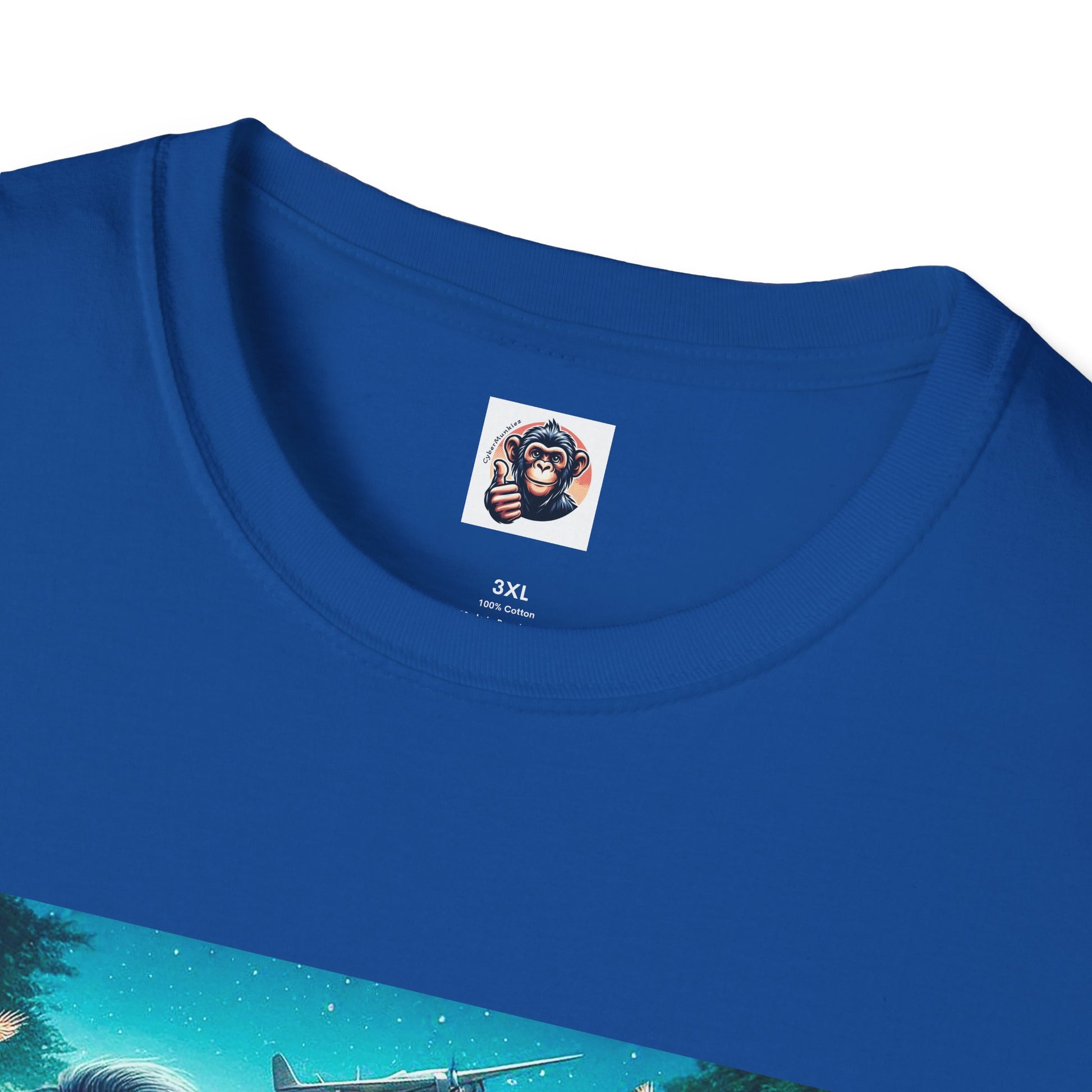 Wacky Orangutans red car T-Shirt Printify