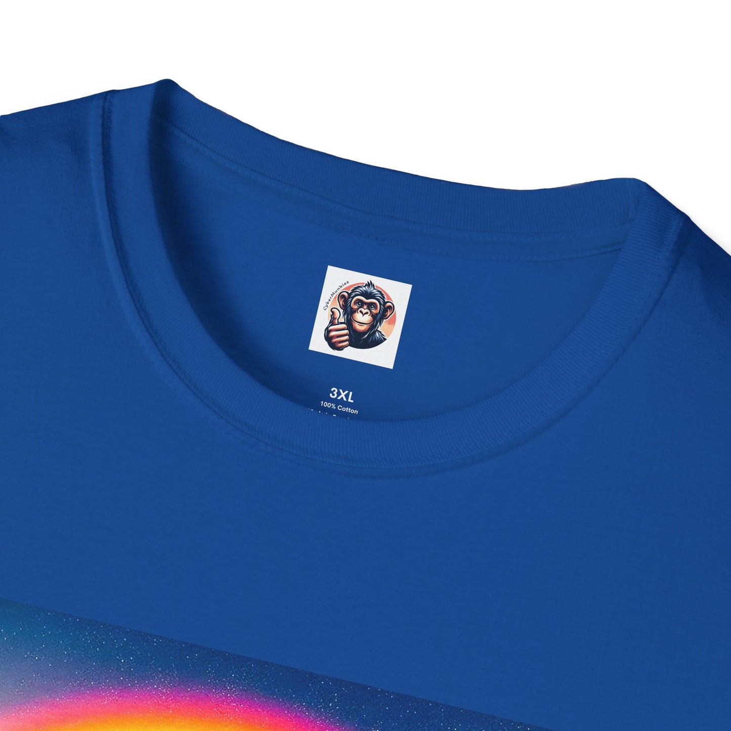 Capuchin Monkey rainbow bridge shirt T-Shirt Printify