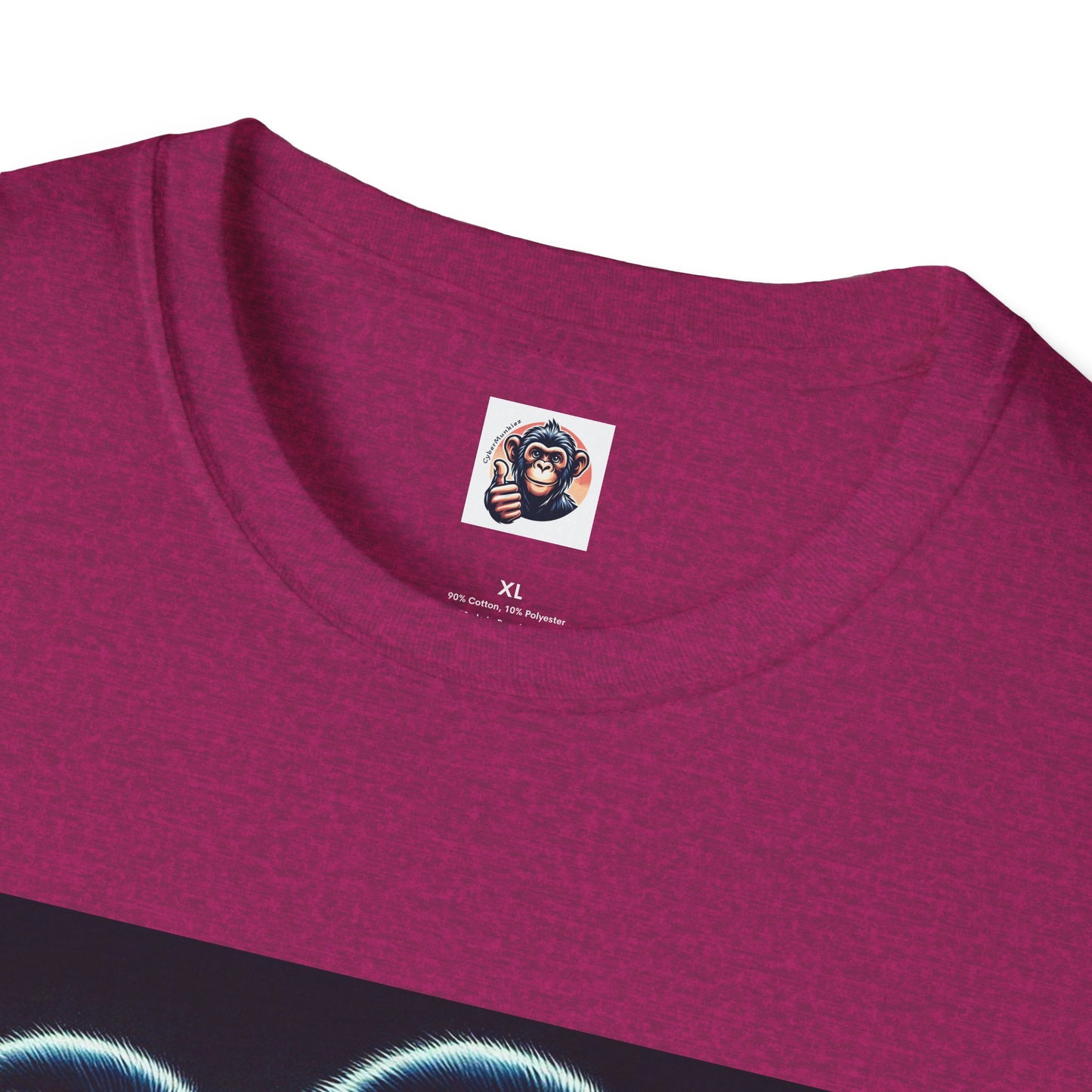 Wacky Capuchin Monkey men in black shirt