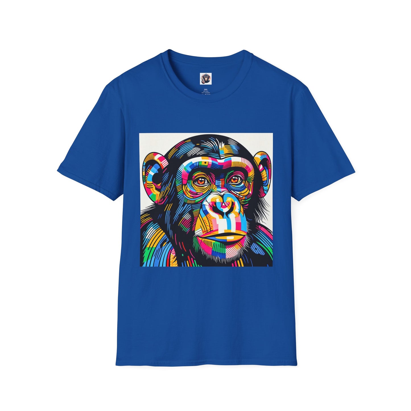 Bonobo colors T-Shirt Printify XS Royal