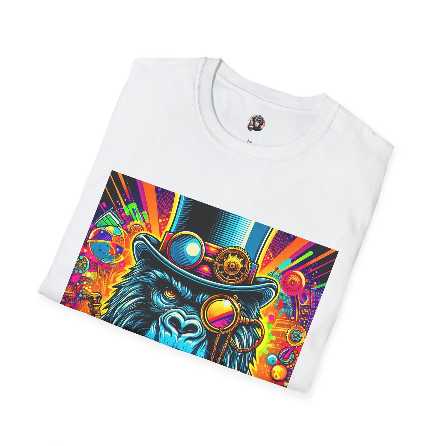 Gorilla steam punk T-Shirt Printify