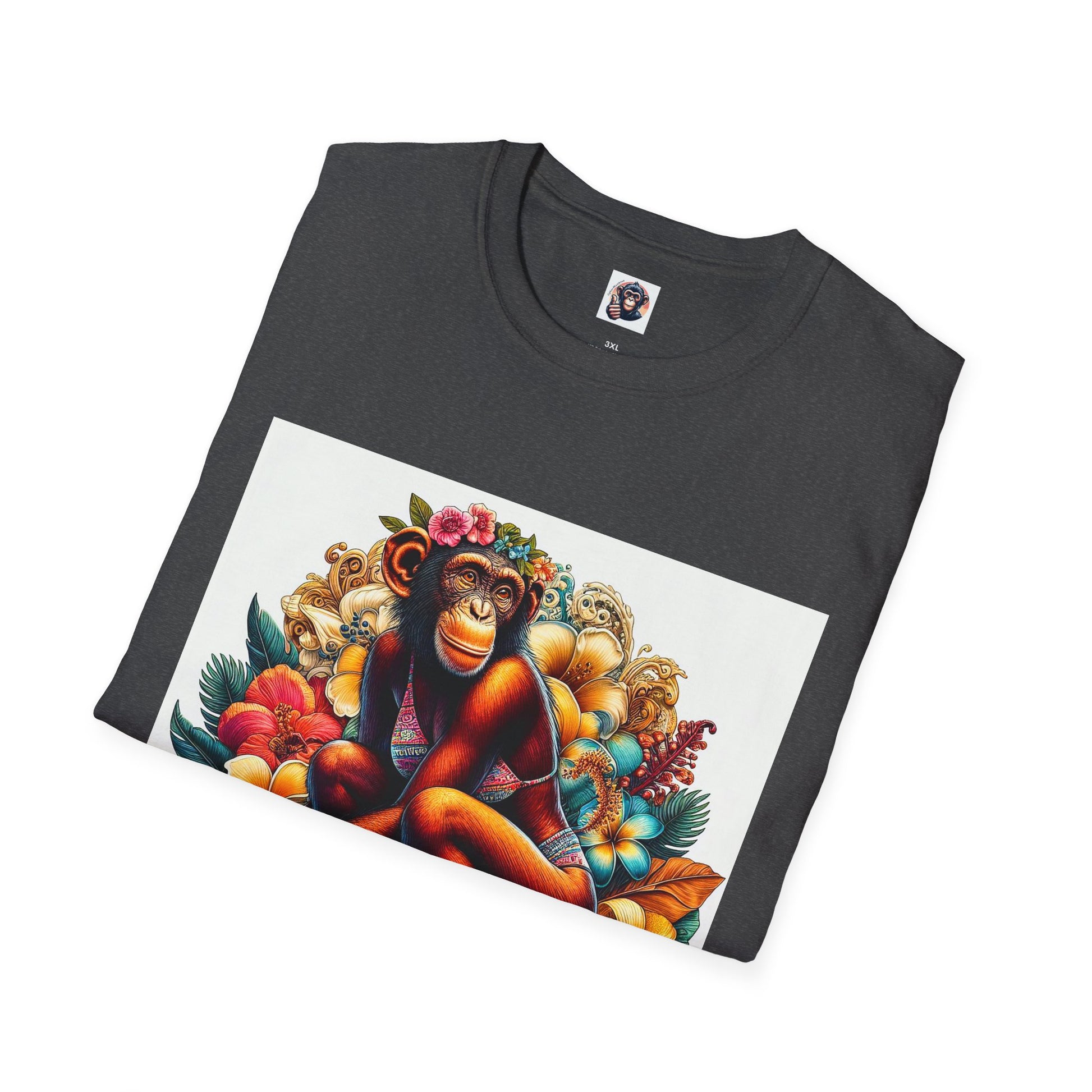 Bonobo surfer queen T-Shirt Printify