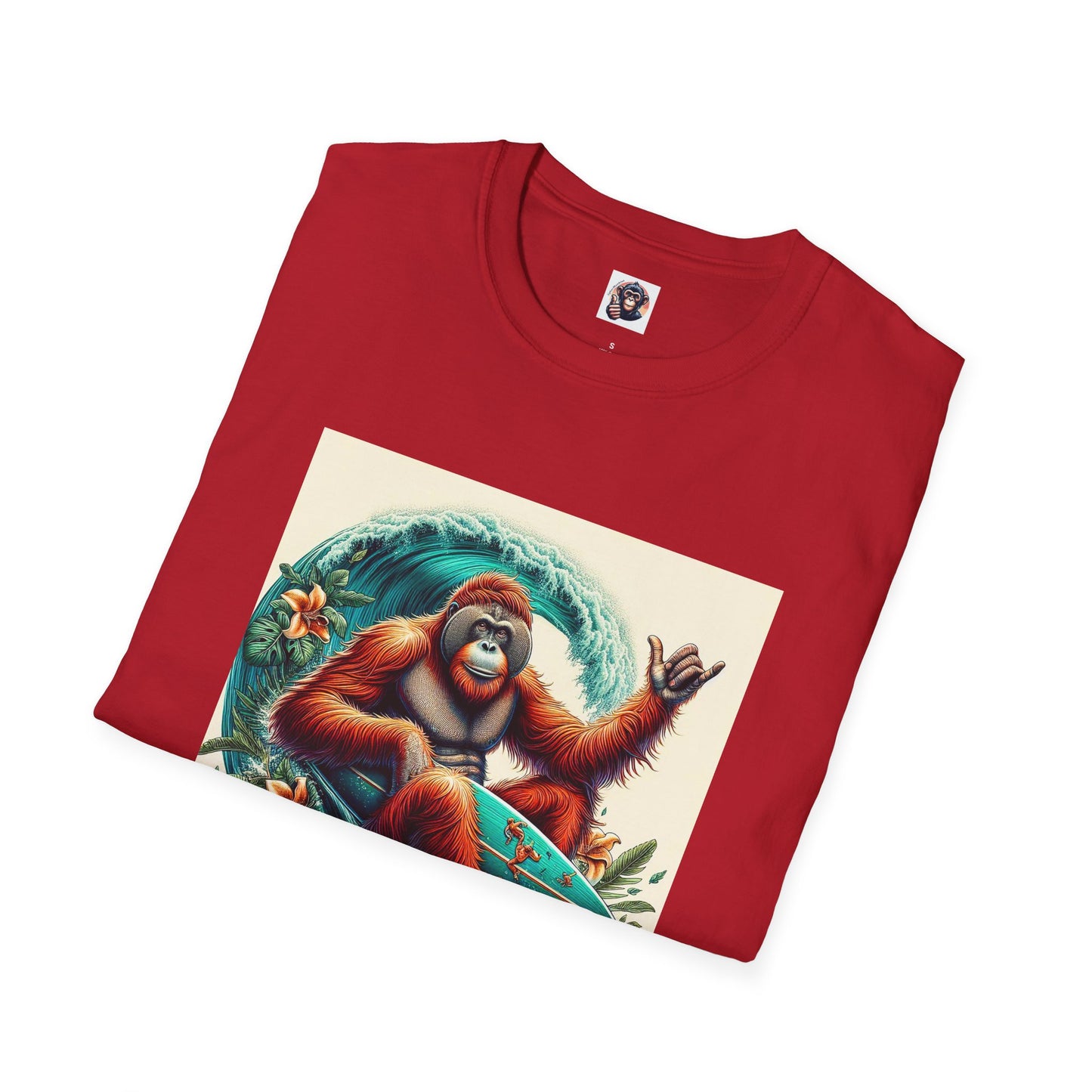 Orangutans beach dude