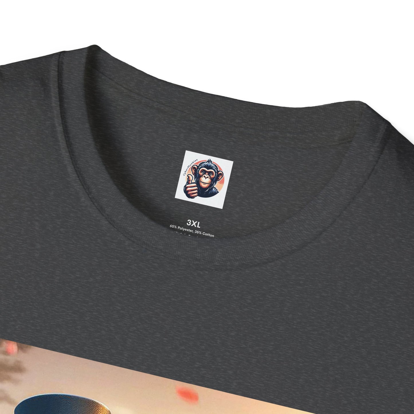 Wacky Chimp driving car T-Shirt Printify