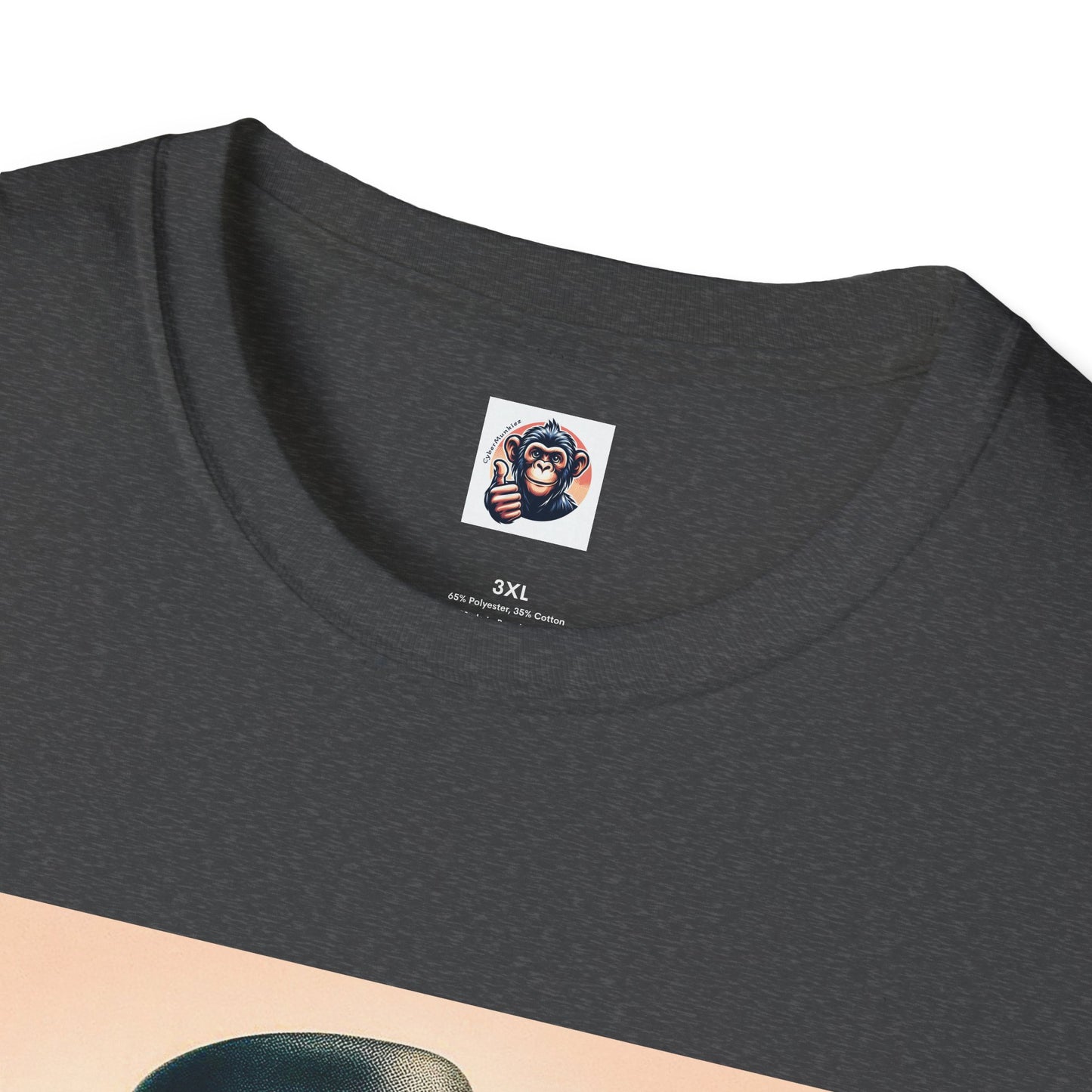 Baboon hat and bow T-Shirt Printify