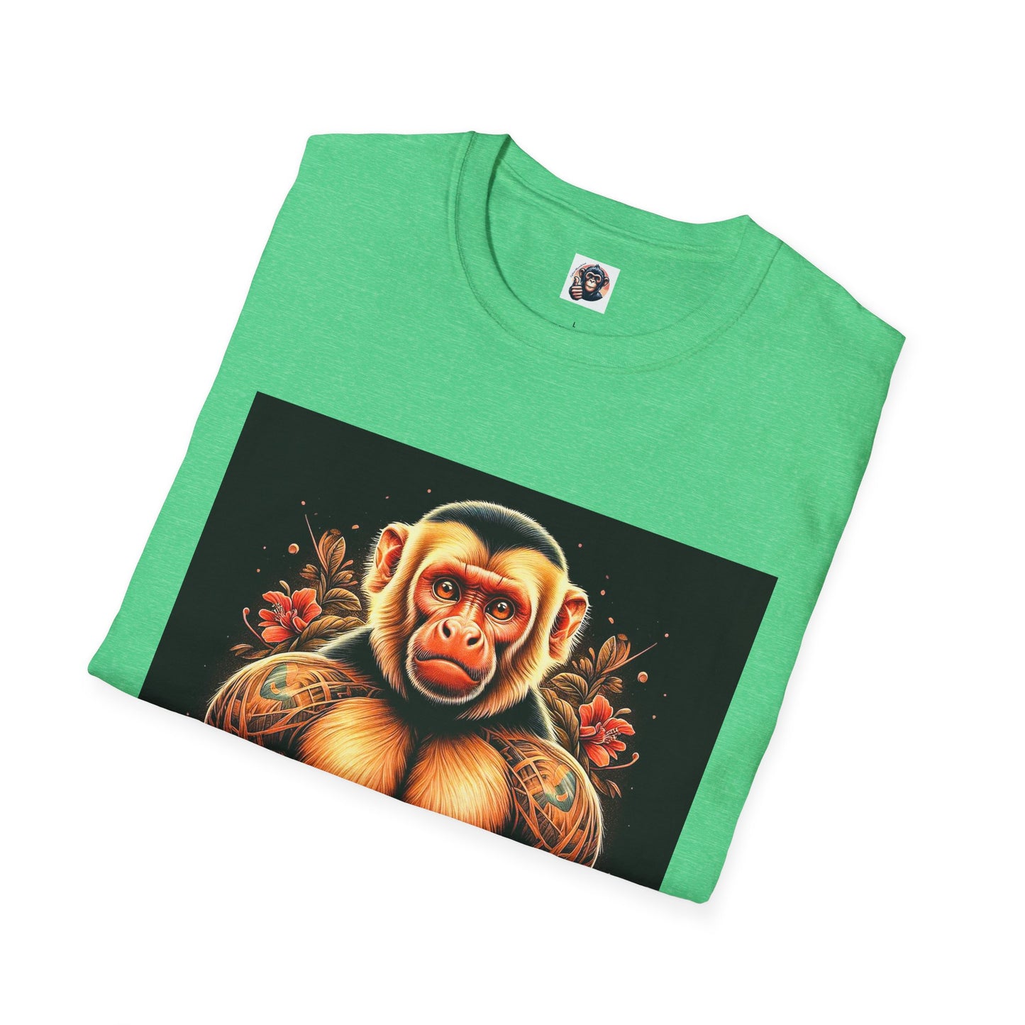 Capuchin Monkey tough muscle man shirt