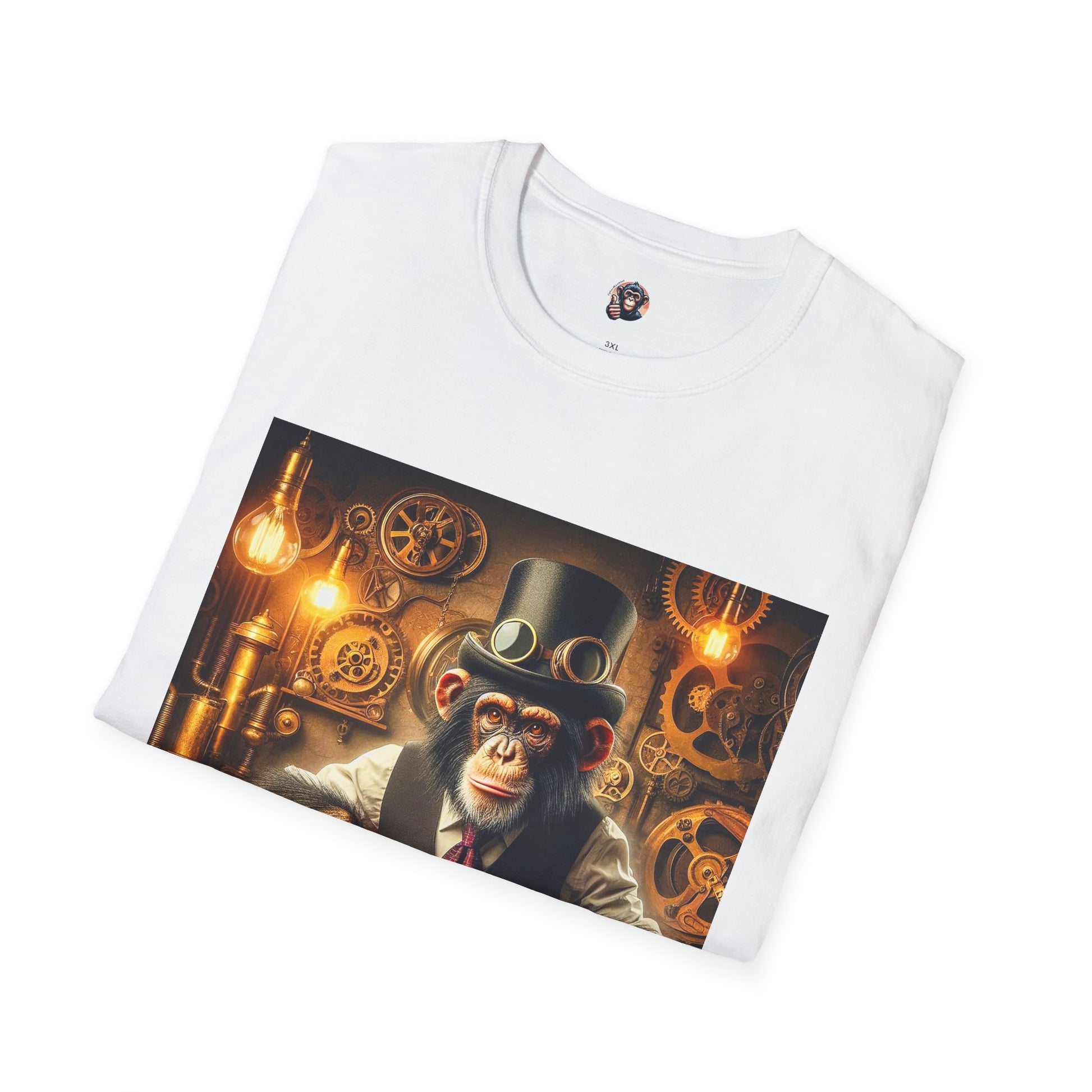 Chimp steam punk T-Shirt Printify