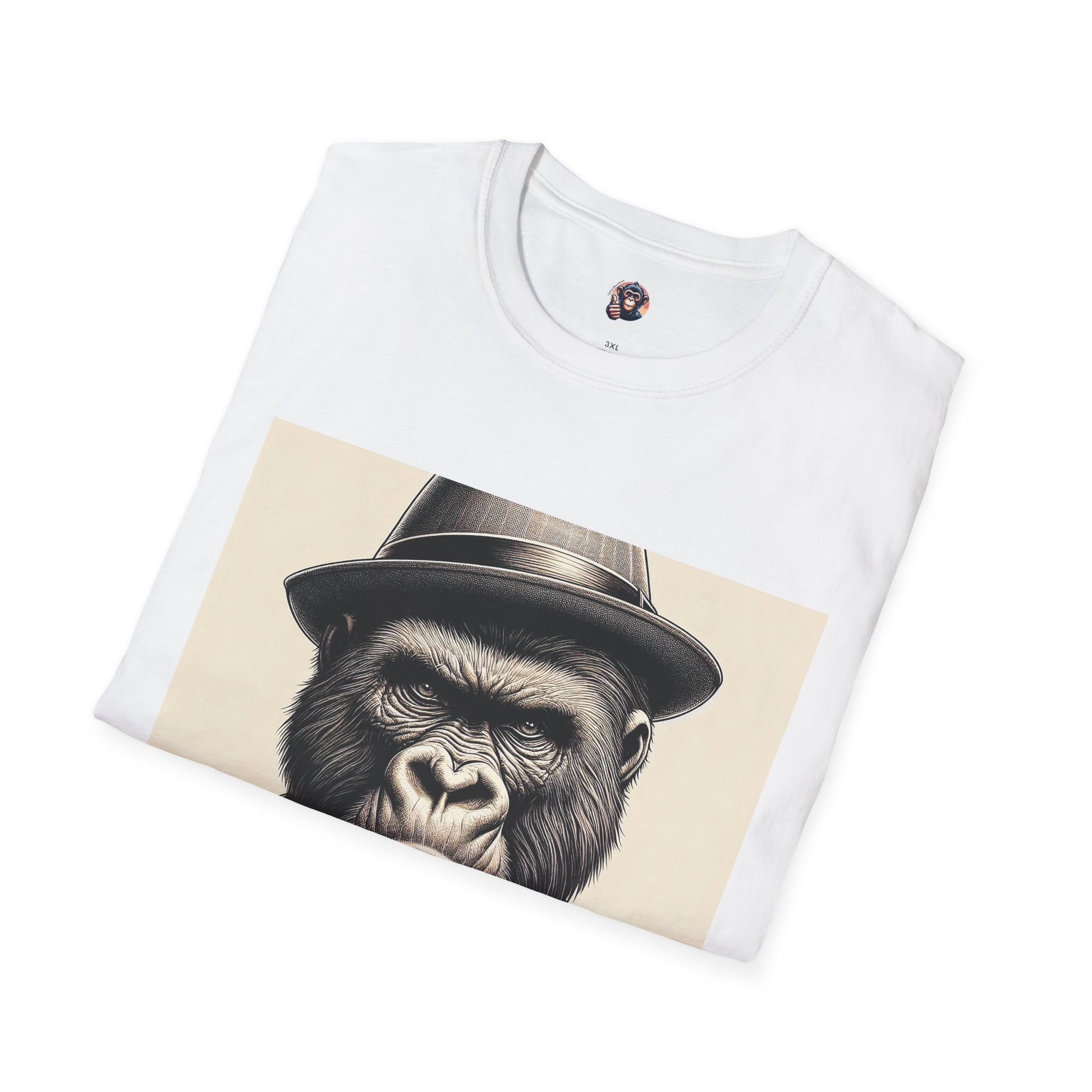 Gorilla suit and tie T-Shirt Printify