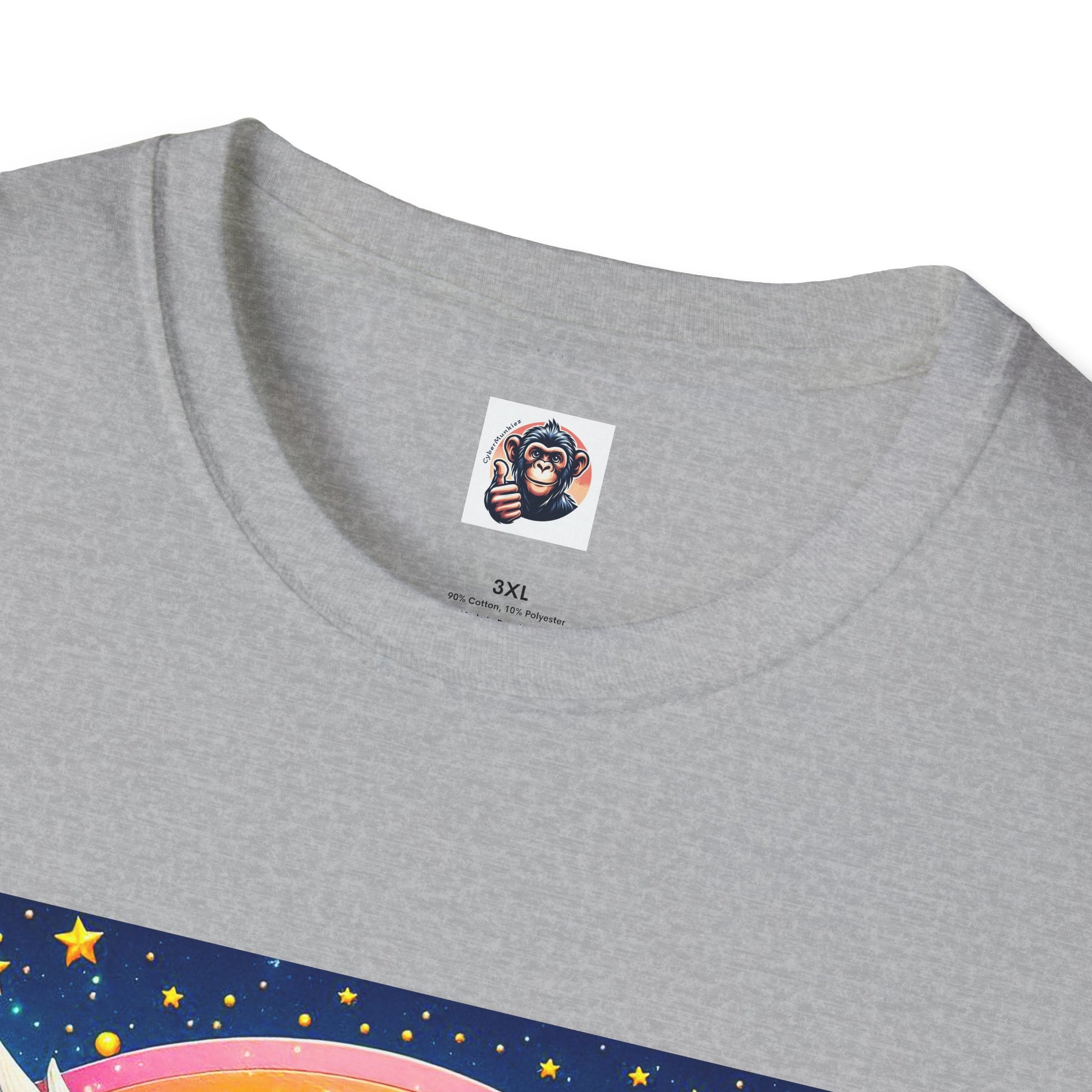 Bonobo harp player T-Shirt Printify