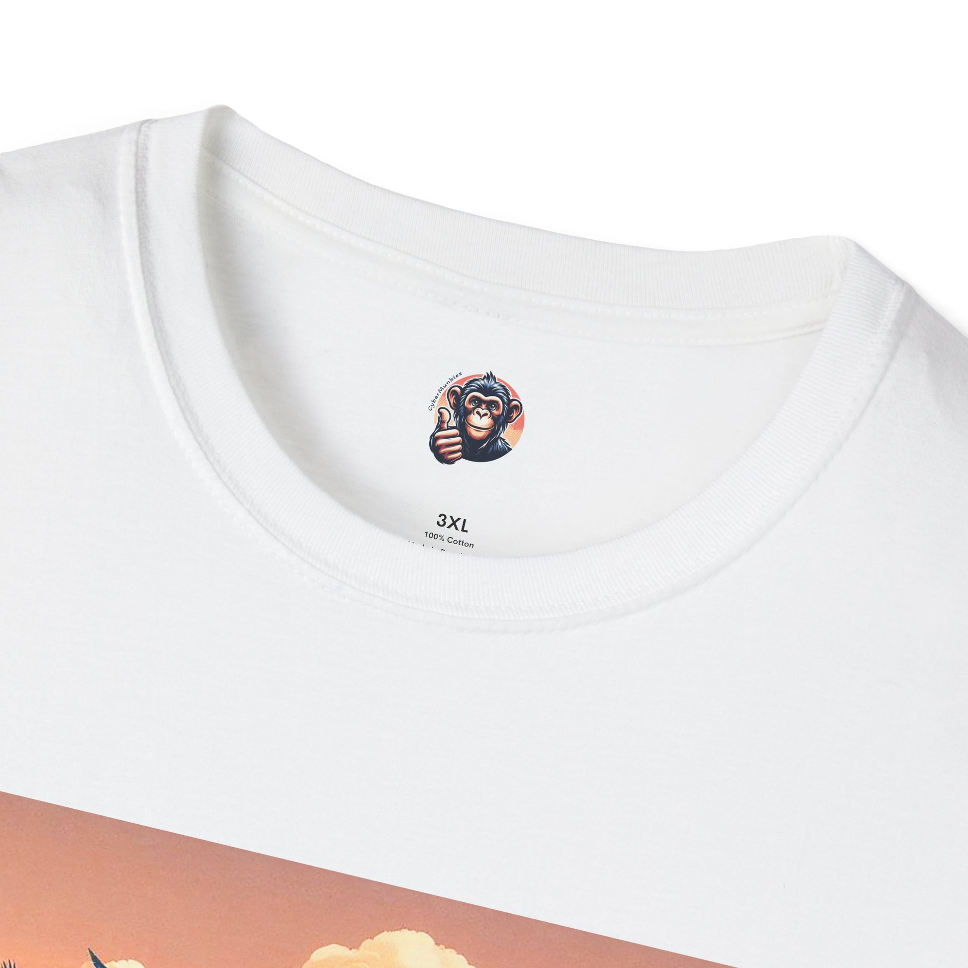 Baboon surfer dude T-Shirt Printify