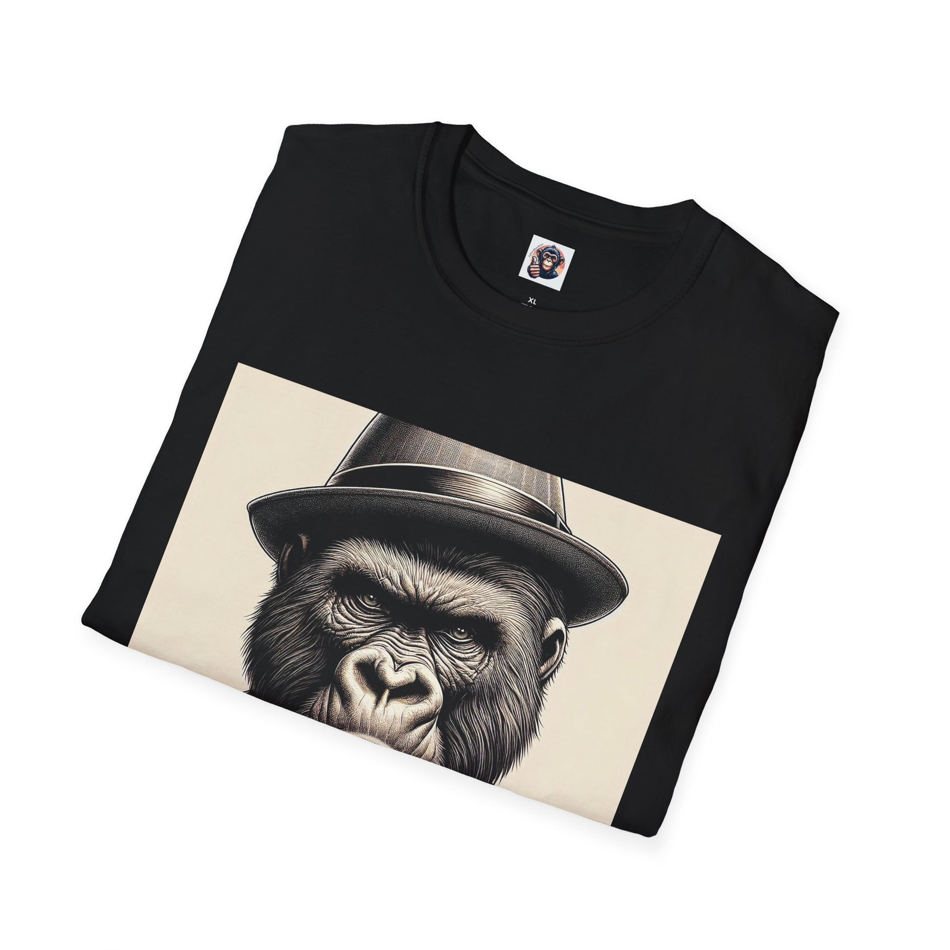 Gorilla suit and tie T-Shirt Printify
