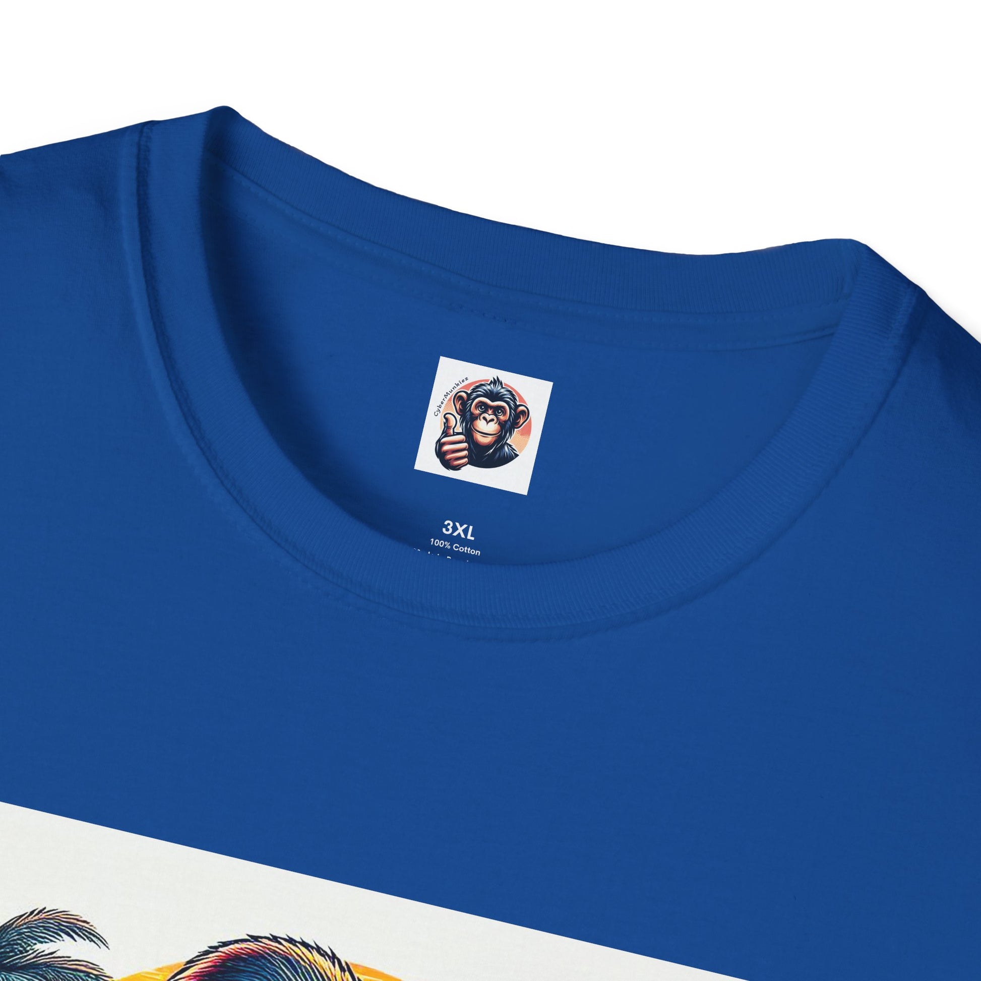 Gorilla surfer dude T-Shirt Printify