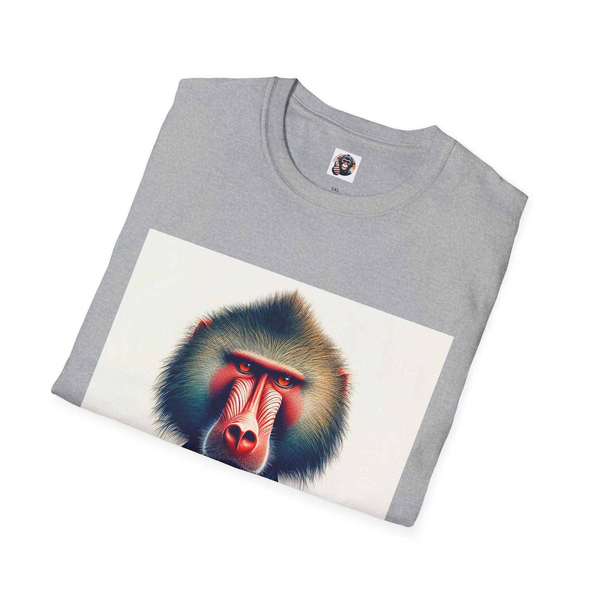 Baboon business man T-Shirt Printify