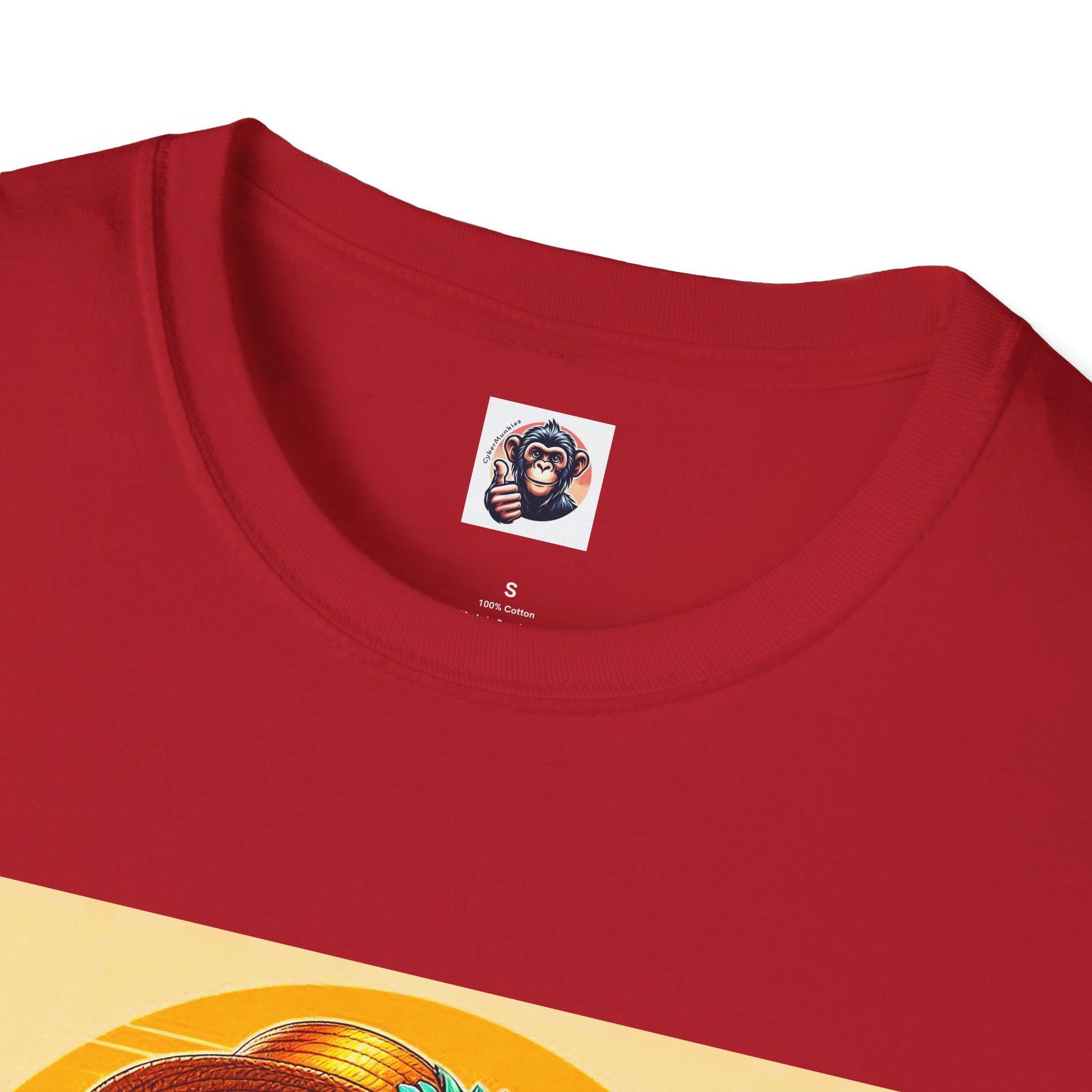 Baboon surfing shirt T-Shirt Printify