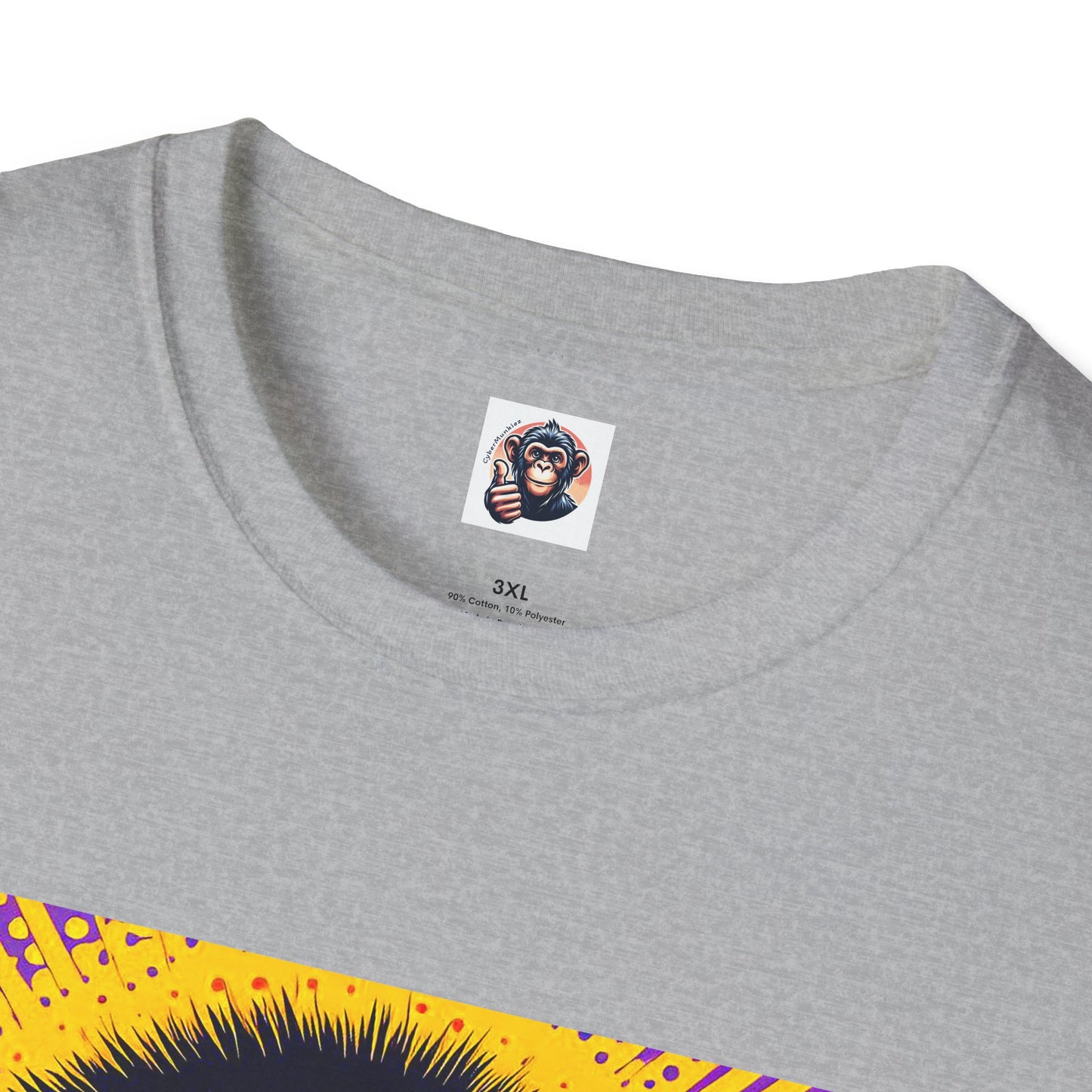 Capuchin Monkey yellow T-Shirt Printify