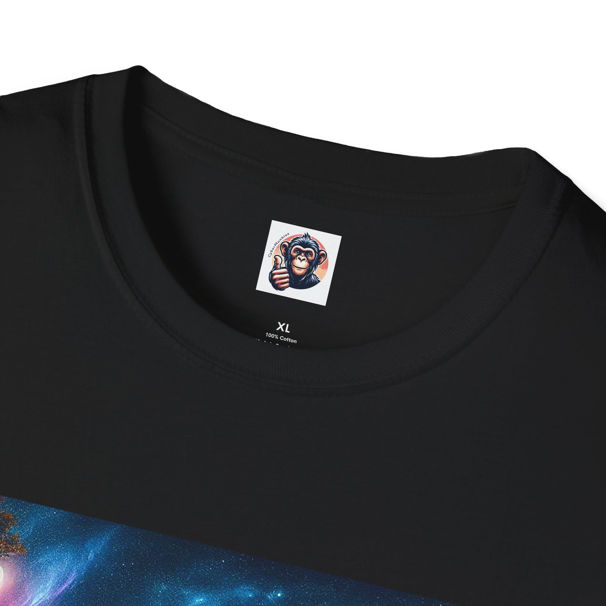 Bonobo twirling rainbow T-Shirt Printify